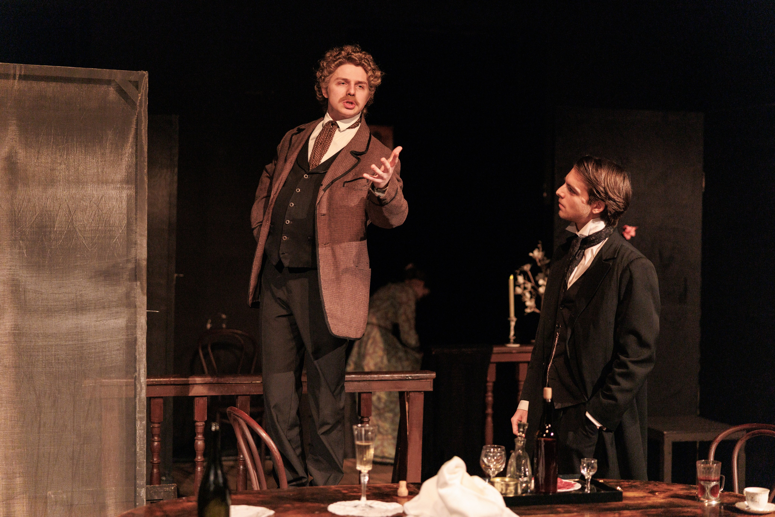 "Бесы. Репетиция". Спектакль студентов Щепкинского училища. Спортивный фотограф Алексей Соломин