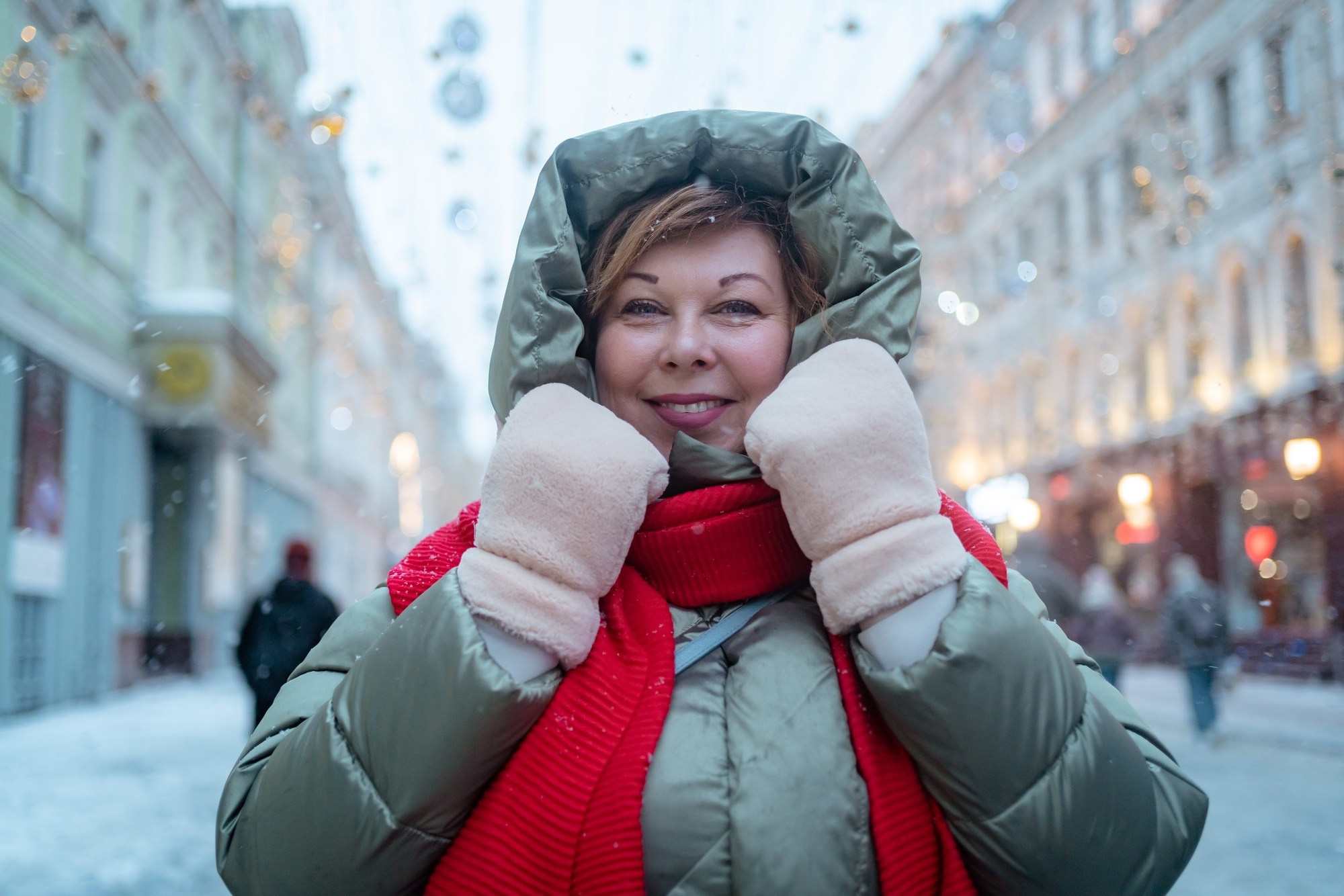 Юля с семьей в центре. Семейный фотограф Варвара Сорока в городе Москве