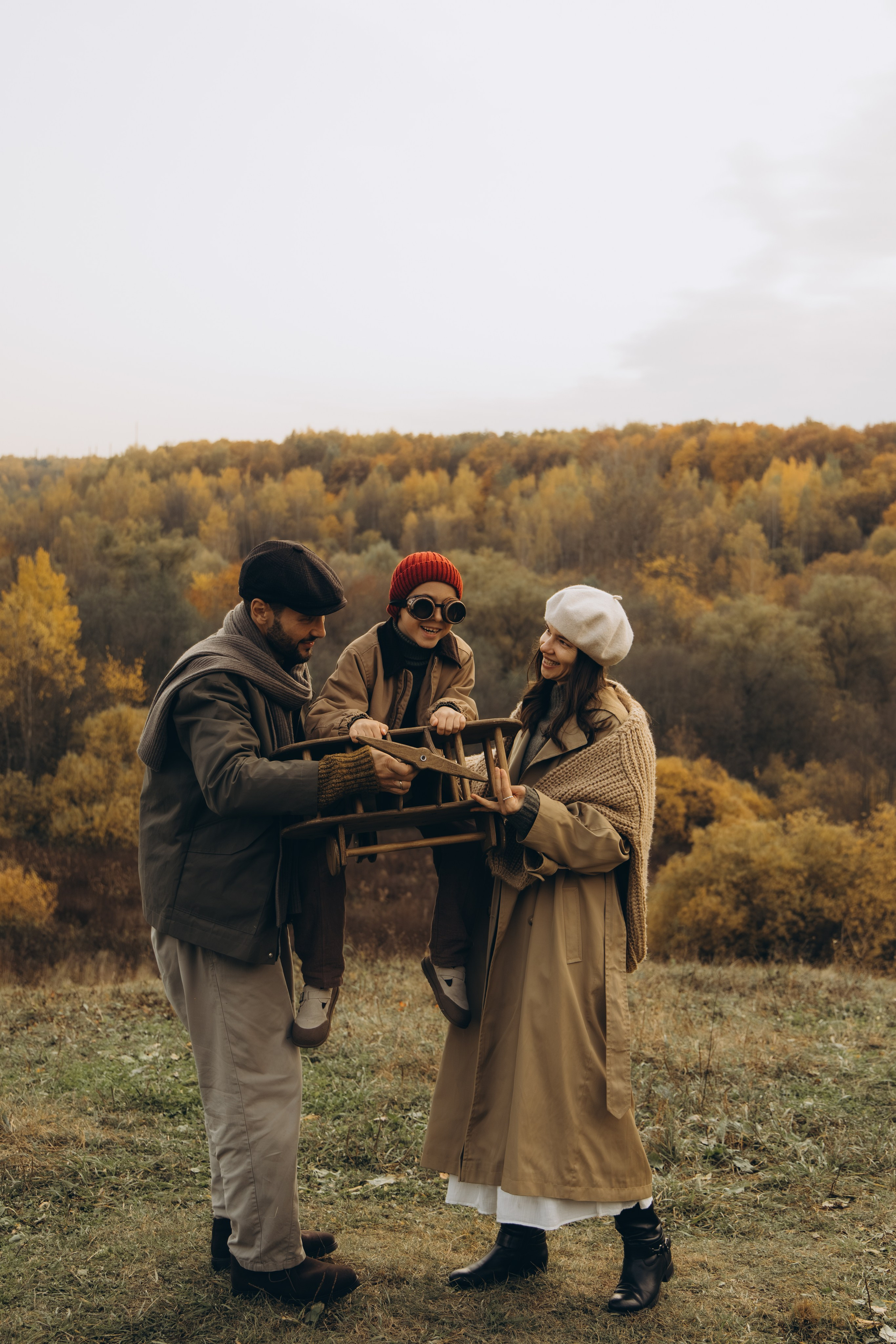 Теплая осенняя история. Семейный фотограф в Москве Лоншакова Кристина