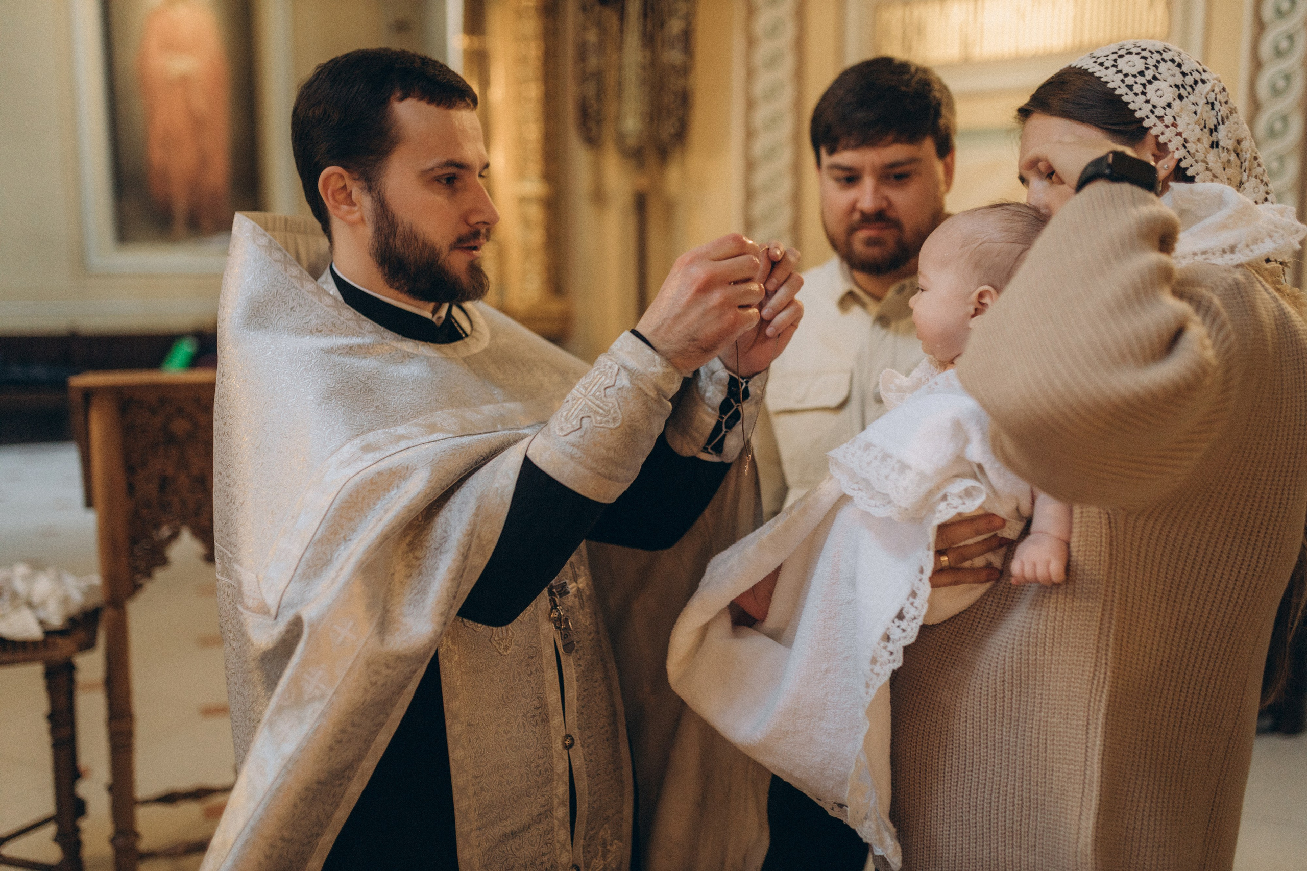 Крещение Анютки. Семейный фотограф и фотограф на роды в Ростове-на-Дону Мухина Виктория