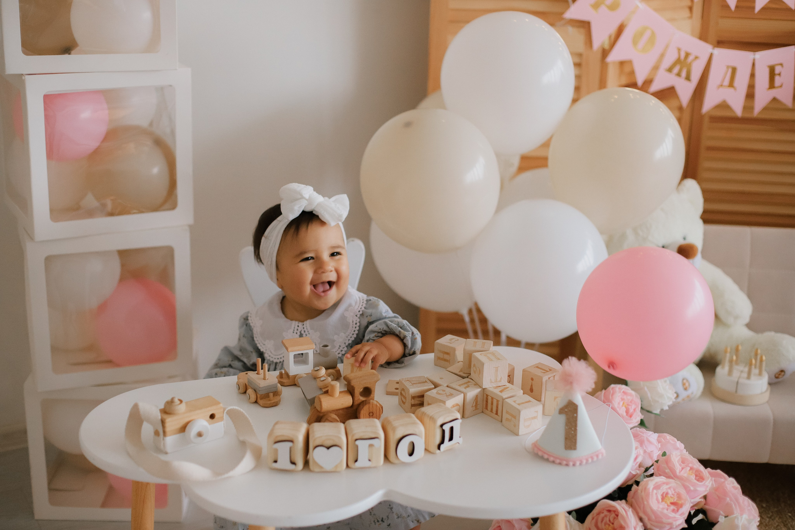 Годик Амелии. Свадебный, семейный и детский фотограф в Люберцах Зайцева Анастасия