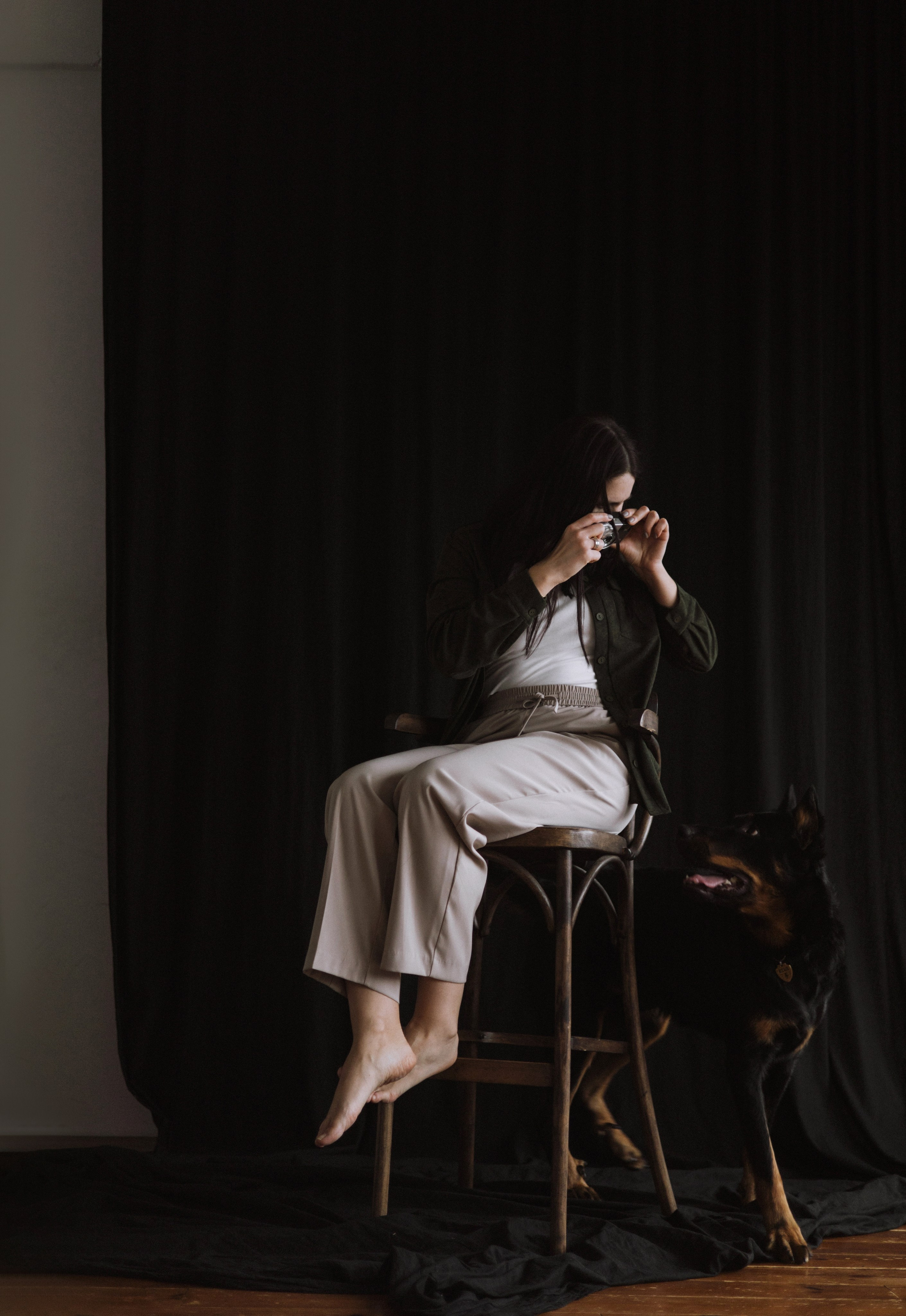 Полина и Зевс. Фотограф-анималист Богданова Полина