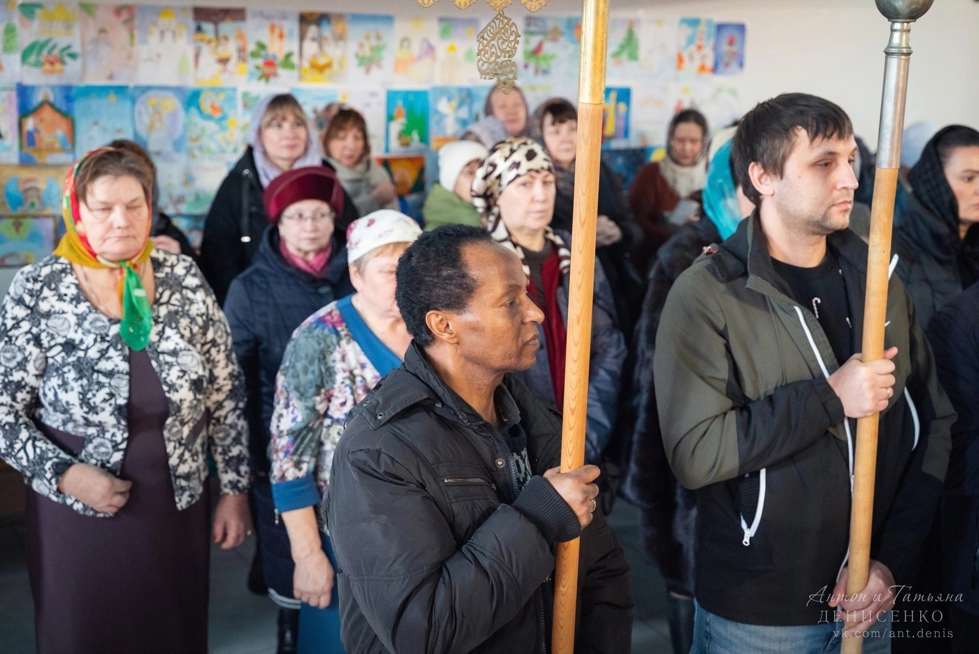 Антон и Татьяна Денисенко — В храме
