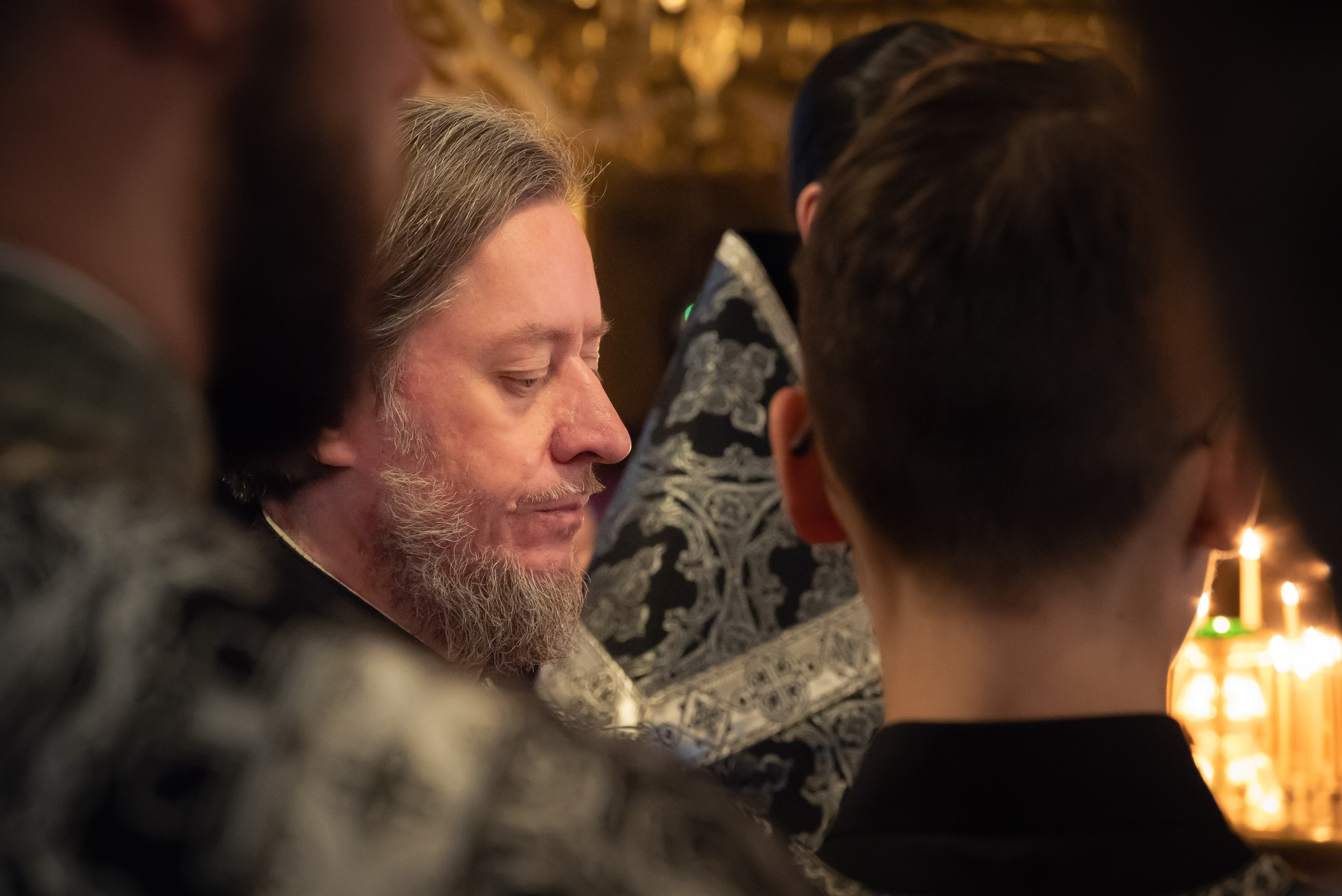 Богородский храм. Вынос Плащаницы. Антон и Татьяна Денисенко — В храме