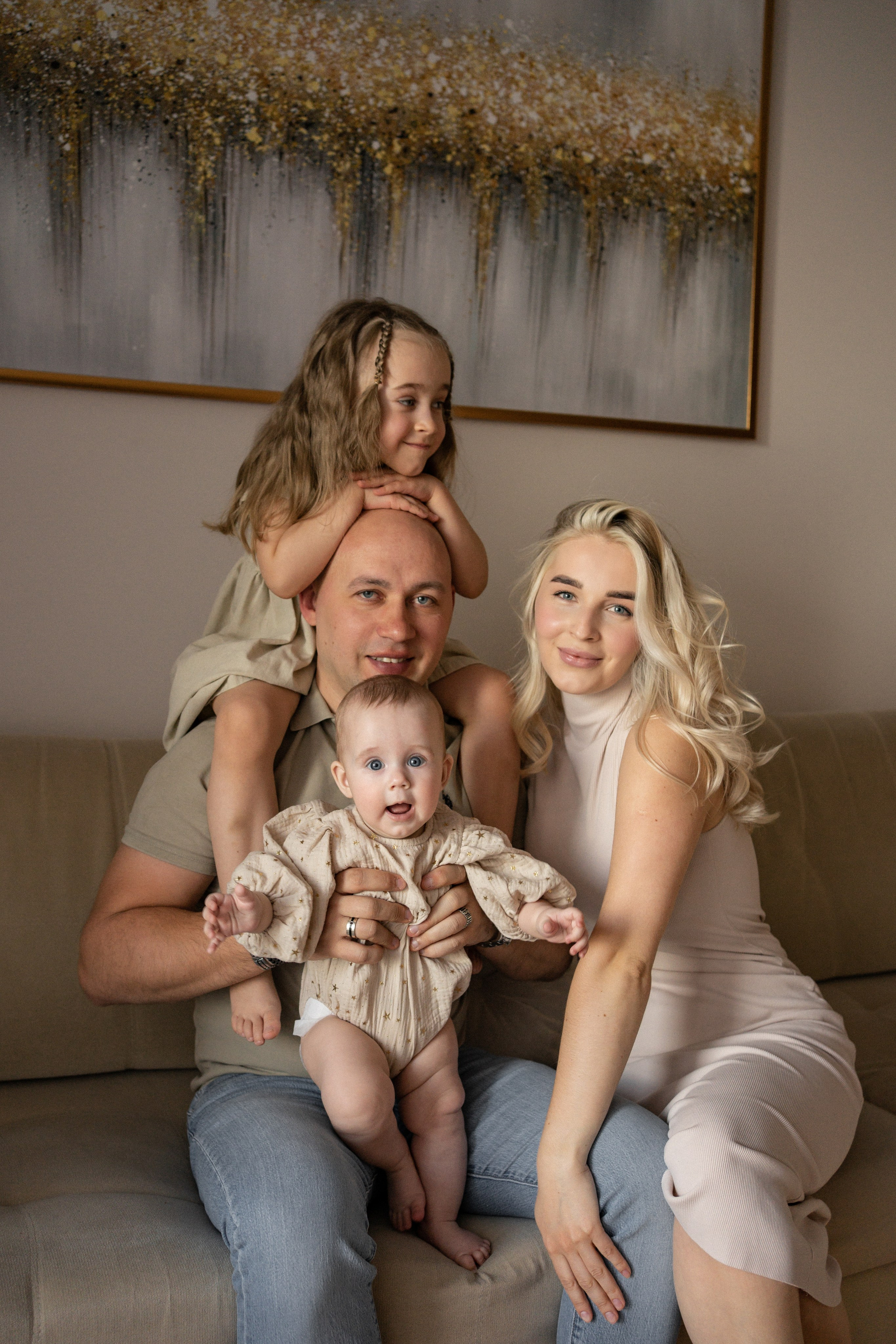 Домашняя фотосессия семьи Н.