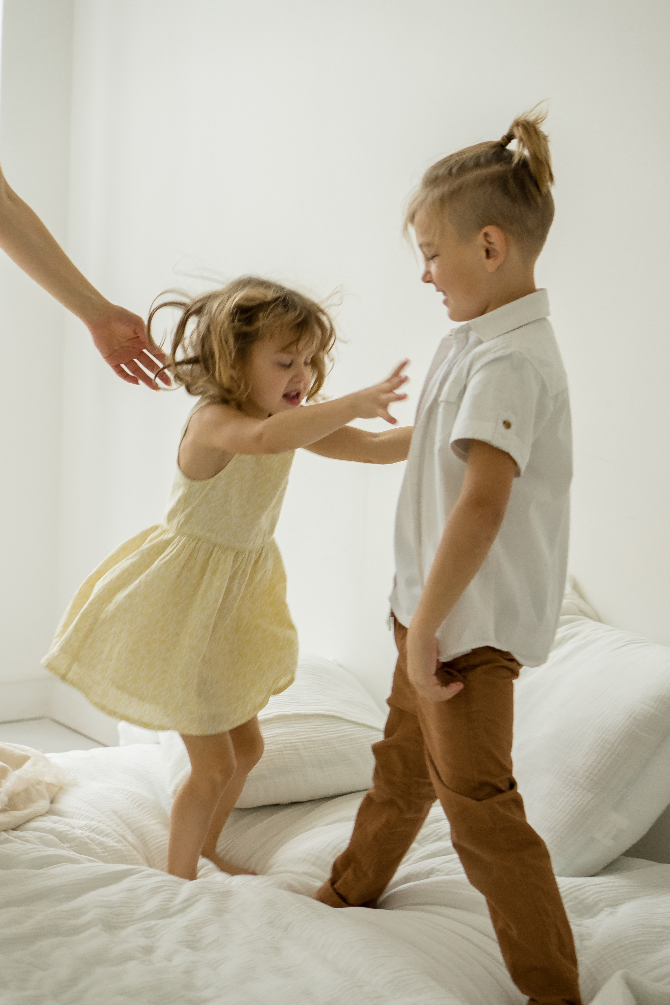 Семейная фотосессия семьи К. в фотостудии. Фотограф Ольга Игорева