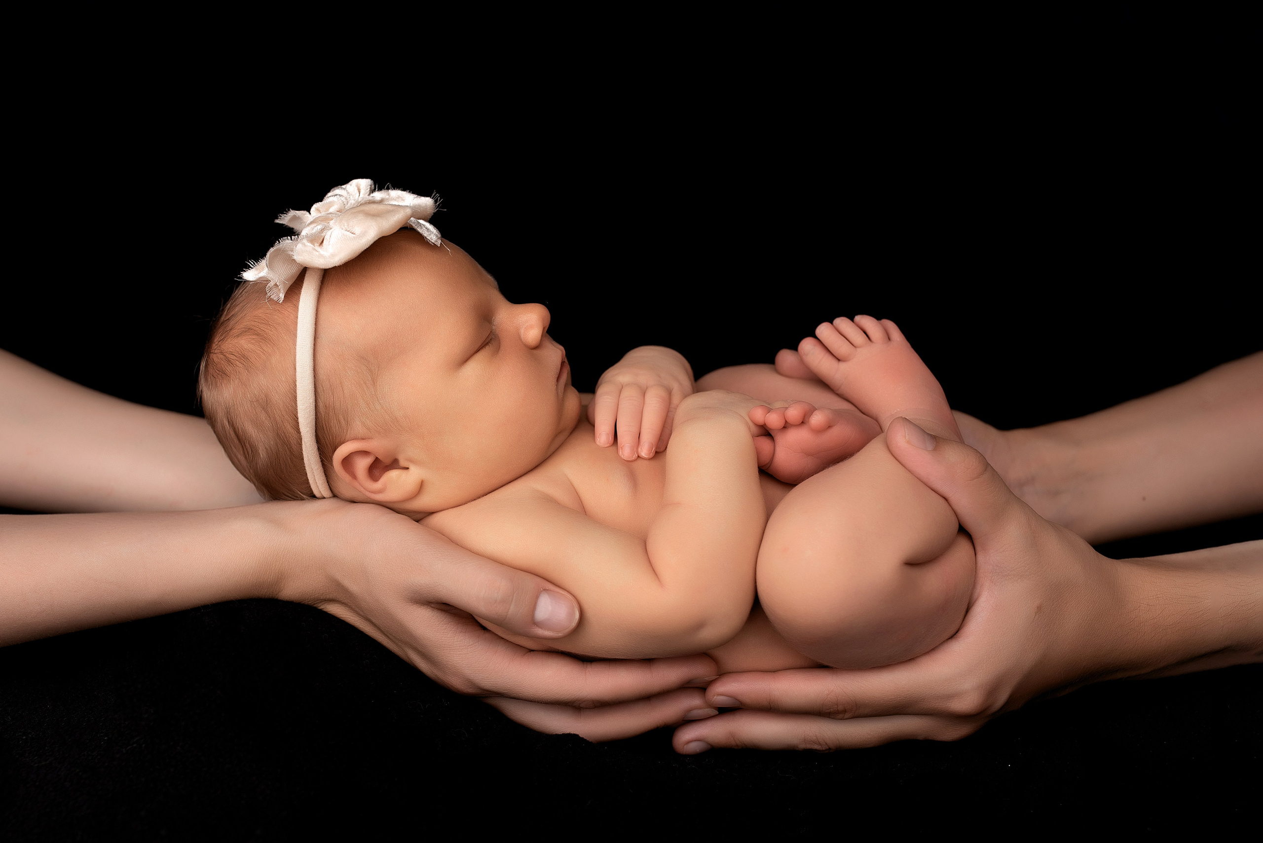 Новорождённые девочки. Детский фотограф новорождённых в Минске Боровик Екатерина