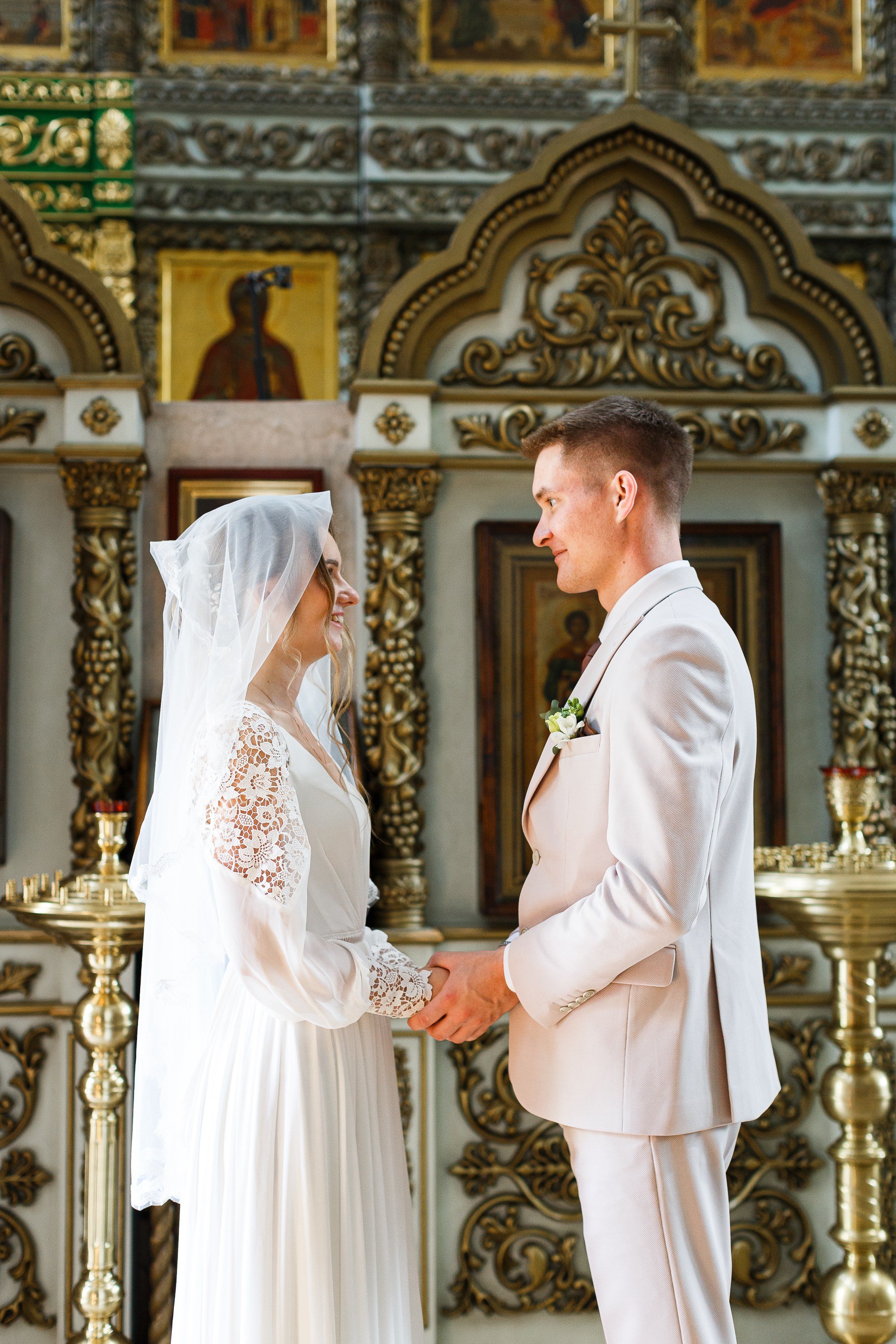 Венчание в храме Живоначальной Троицы на Шаболовке