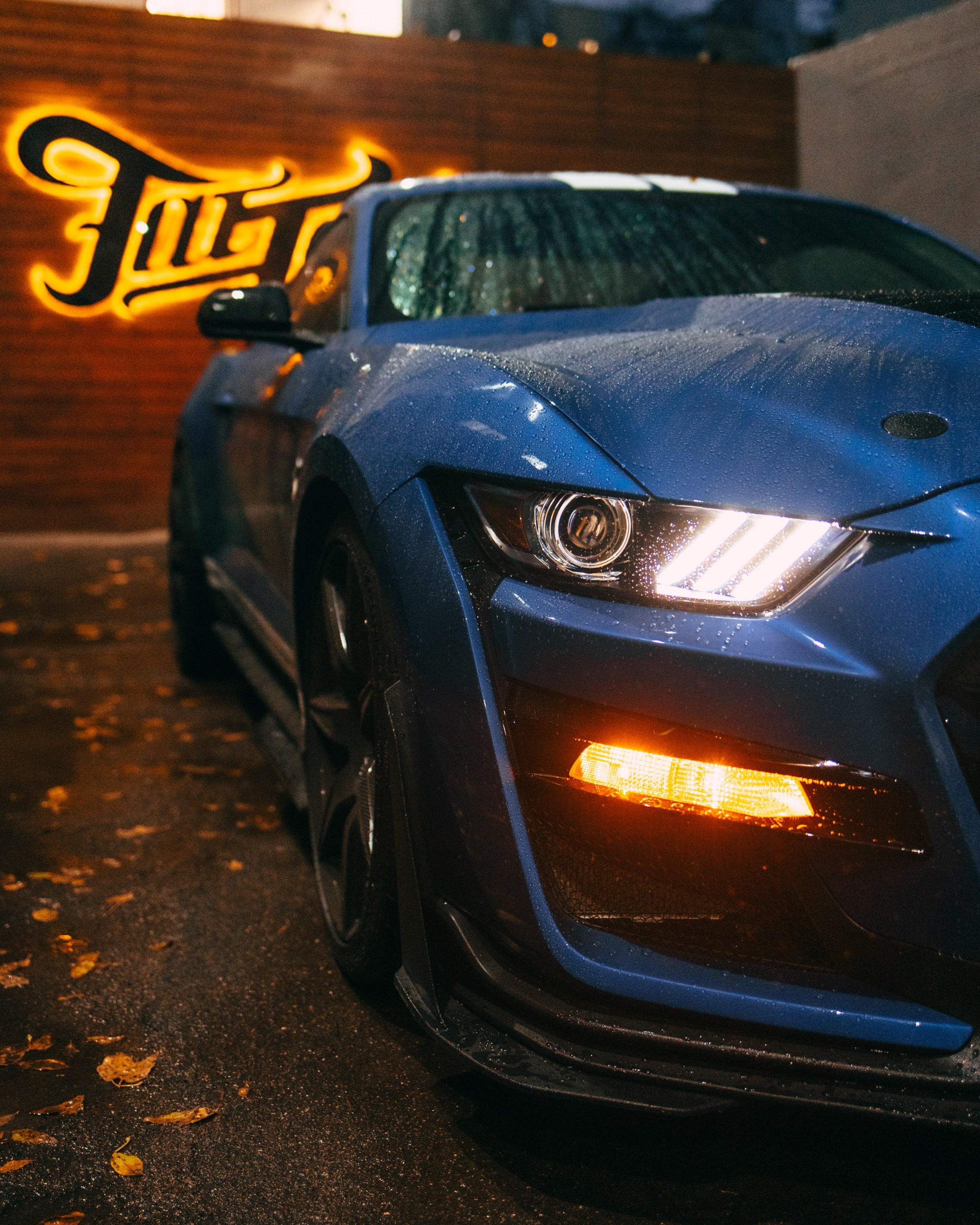 Ford Mustang GT500. DeLorein