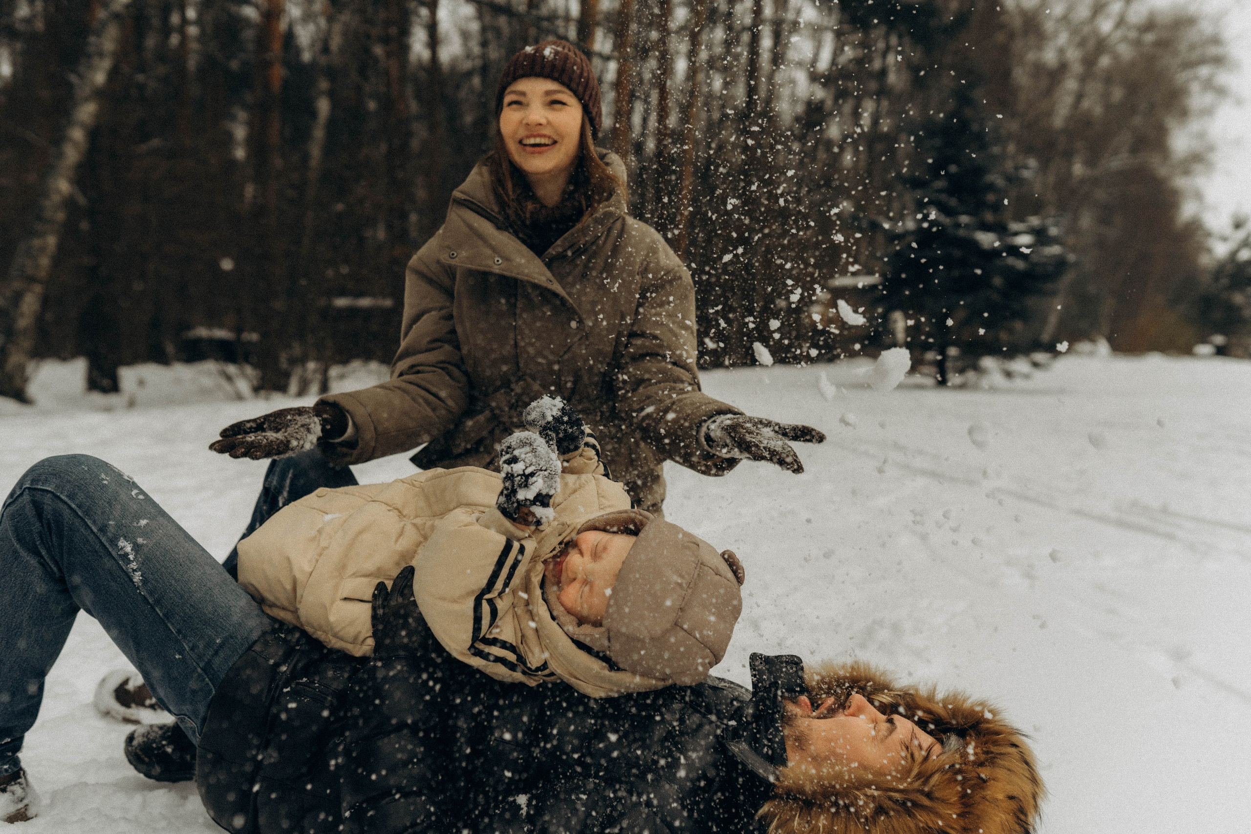 Аня, Саша и Матвей. Семейный фотограф Юлия Котова
