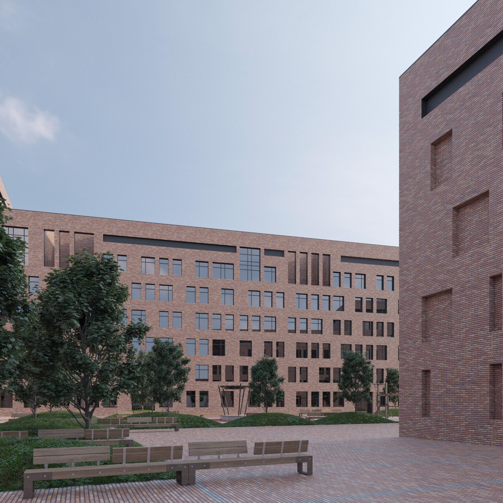 Многоквартирные дома / Dachnaya_GK Вариант 1. SAAS Селиванов Алексей Архитектурная Студия