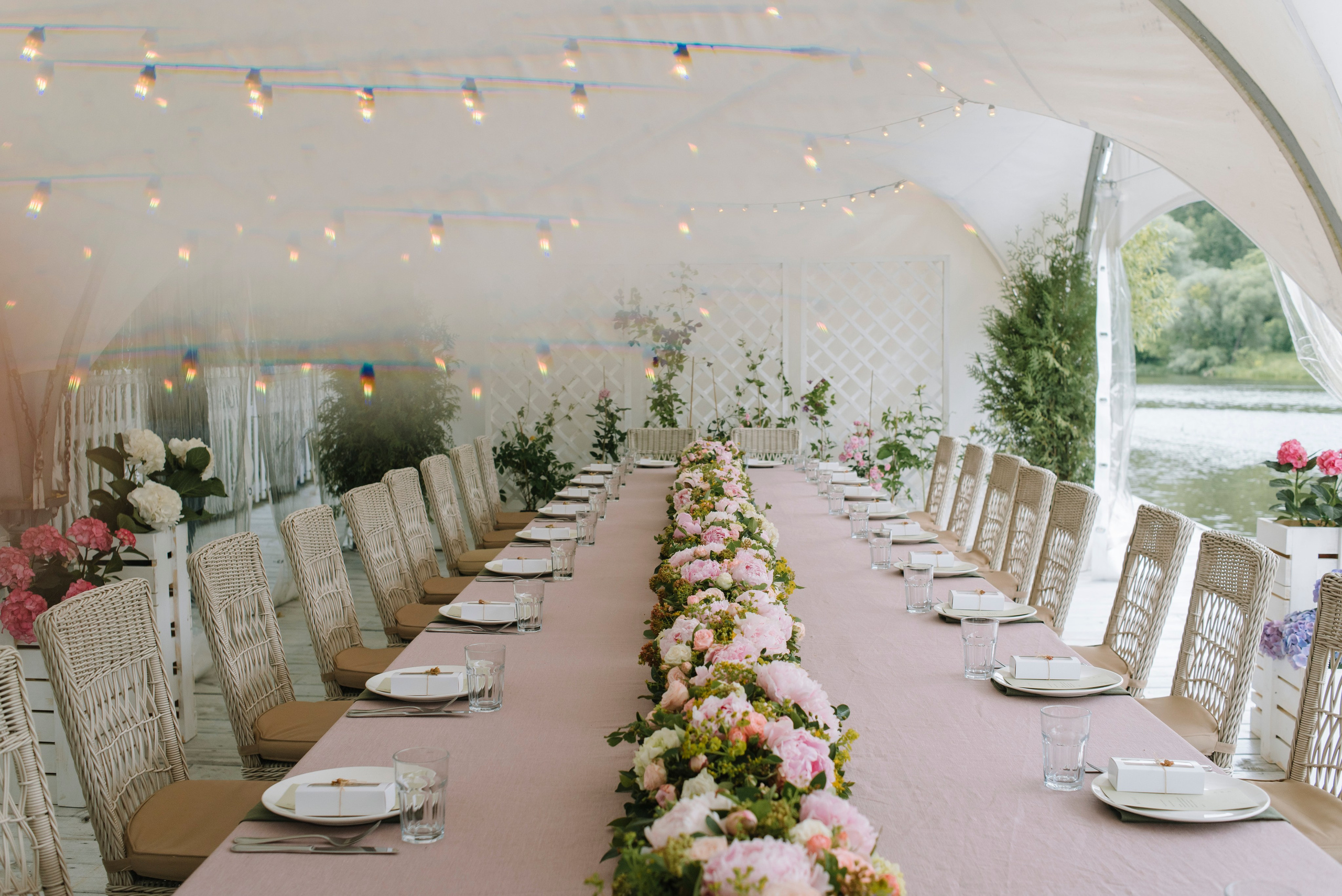 Ресторан Причал. Оформление свадеб, декор свадеб Вера Маркова, Москва