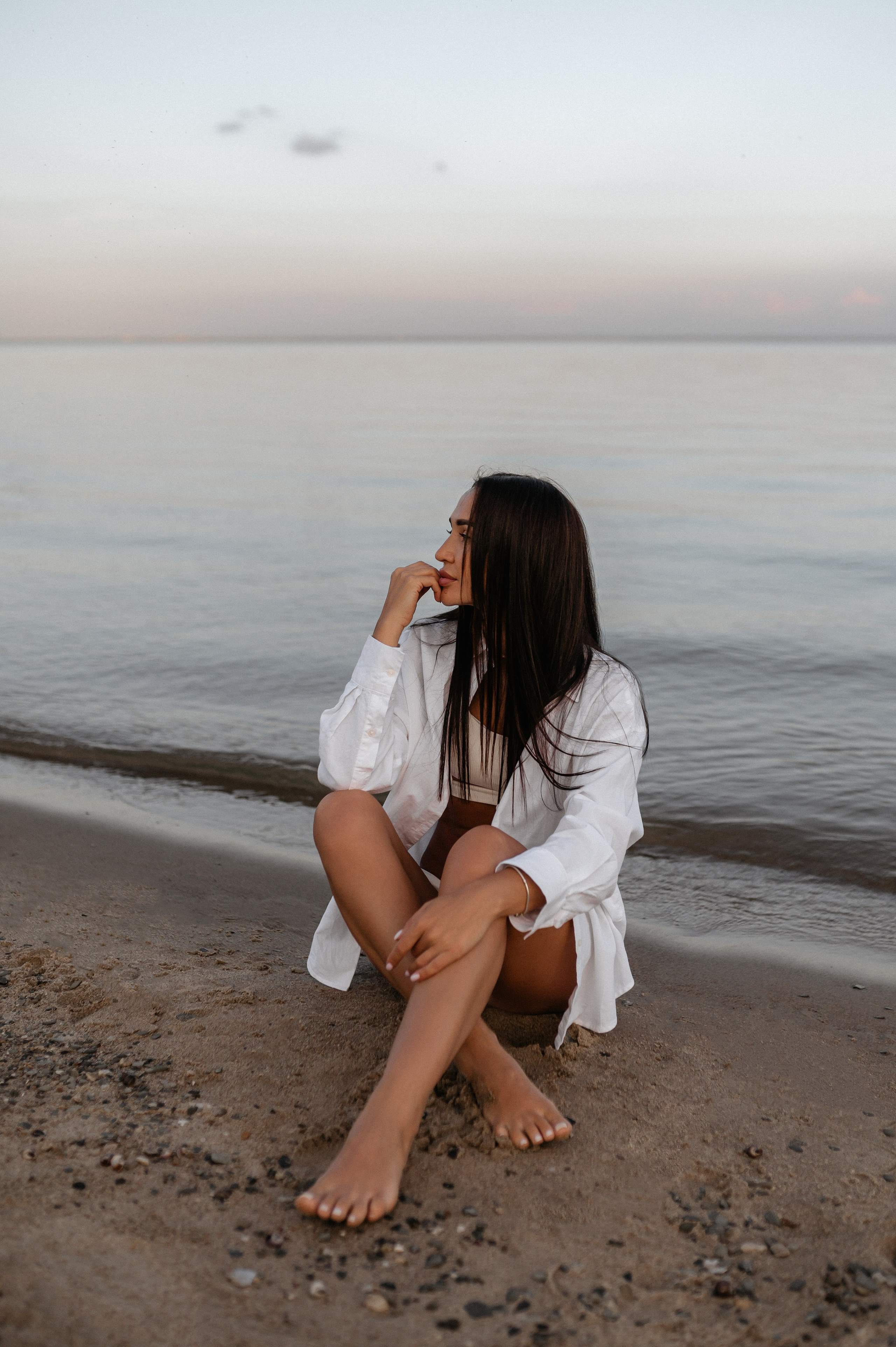 Закат на пляже. Главная