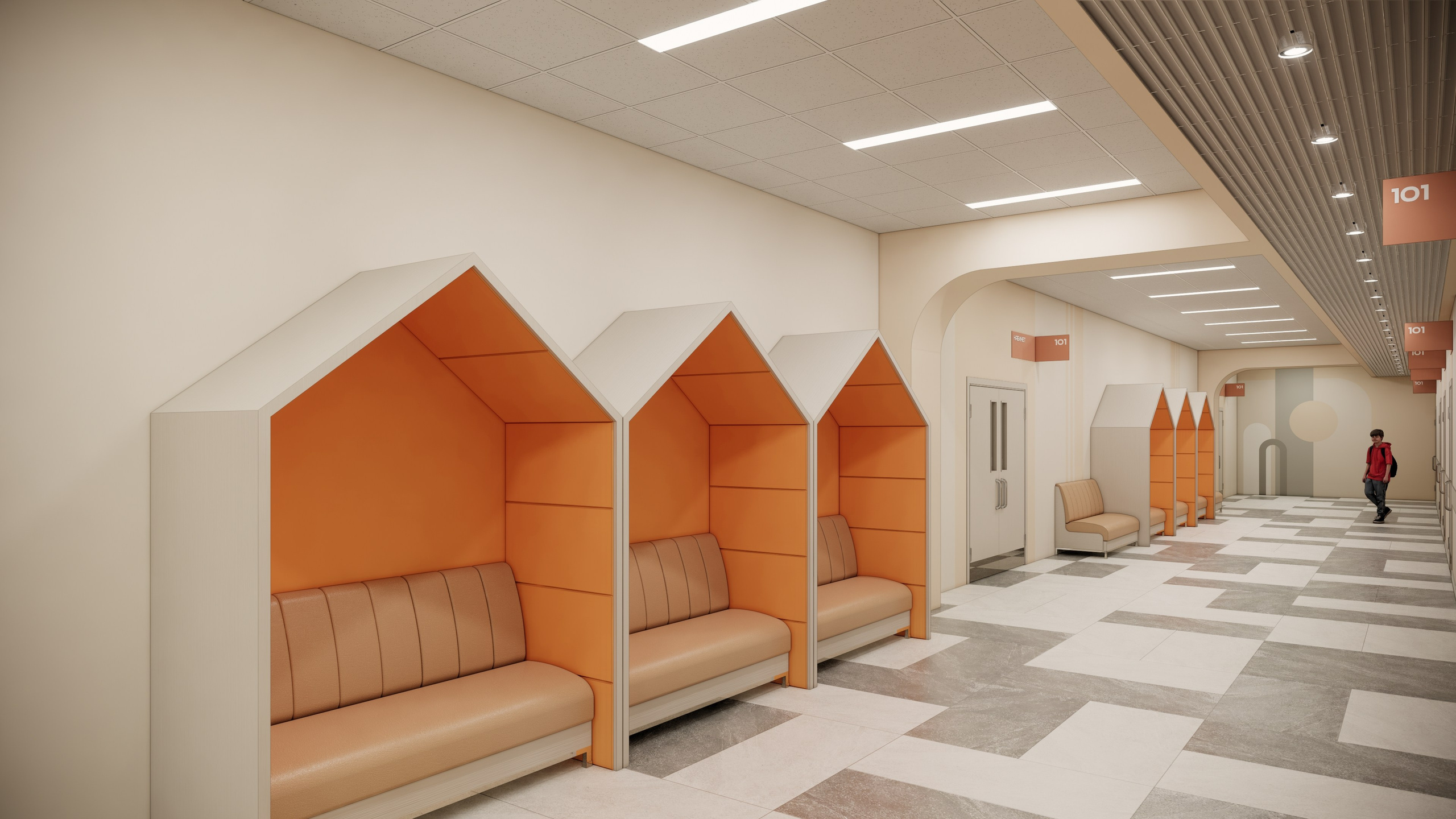 Школа Надежда. г. Одинцово 2020-24. Александр Липатов архитектурный дизайн