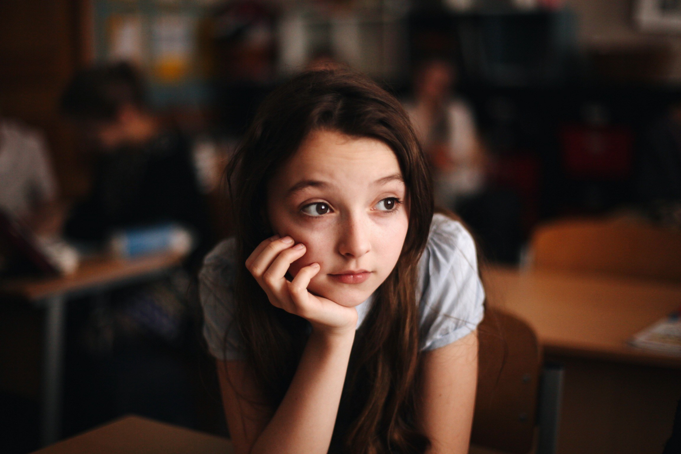 Школьные съемки. Ксения Плотникова