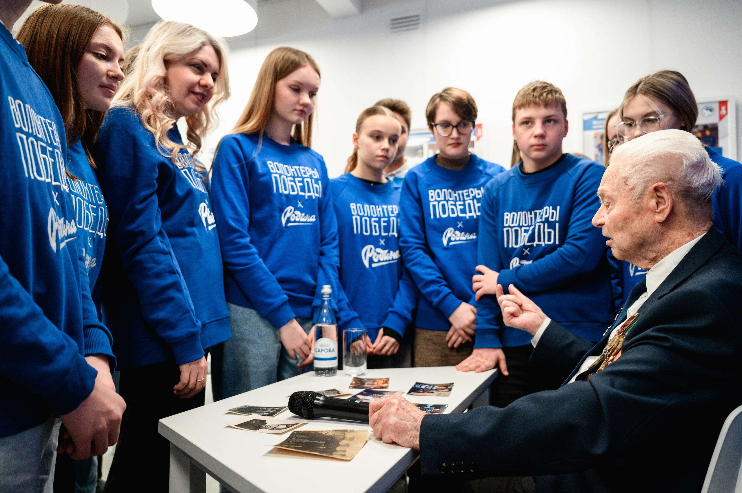 Встреча с ветераном. Фотограф Захваткин Роман