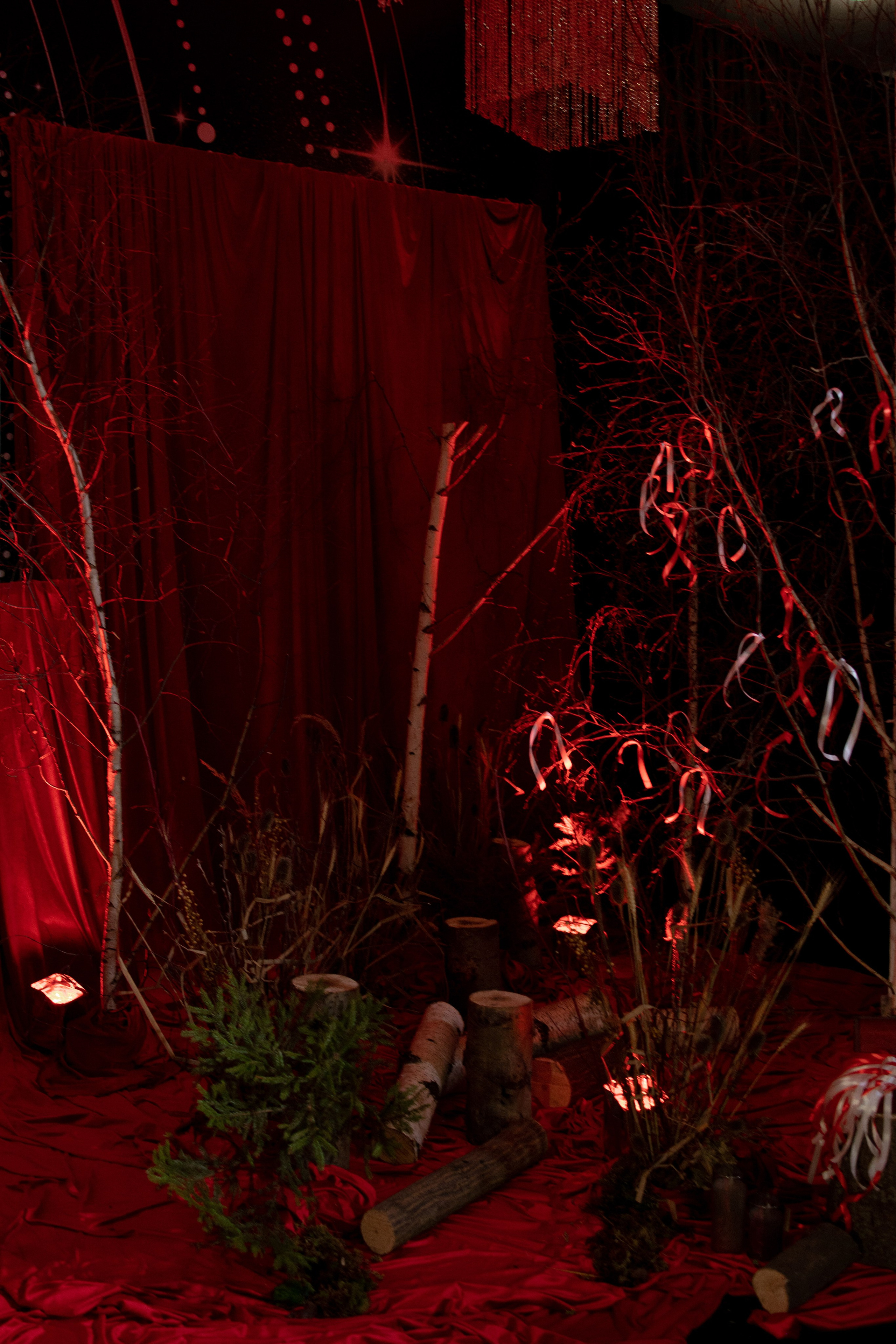 Новогодний корпоратив в фольклорном стиле. Особняк Лемана. Оформление свадеб, декор свадеб Вера Маркова, Москва