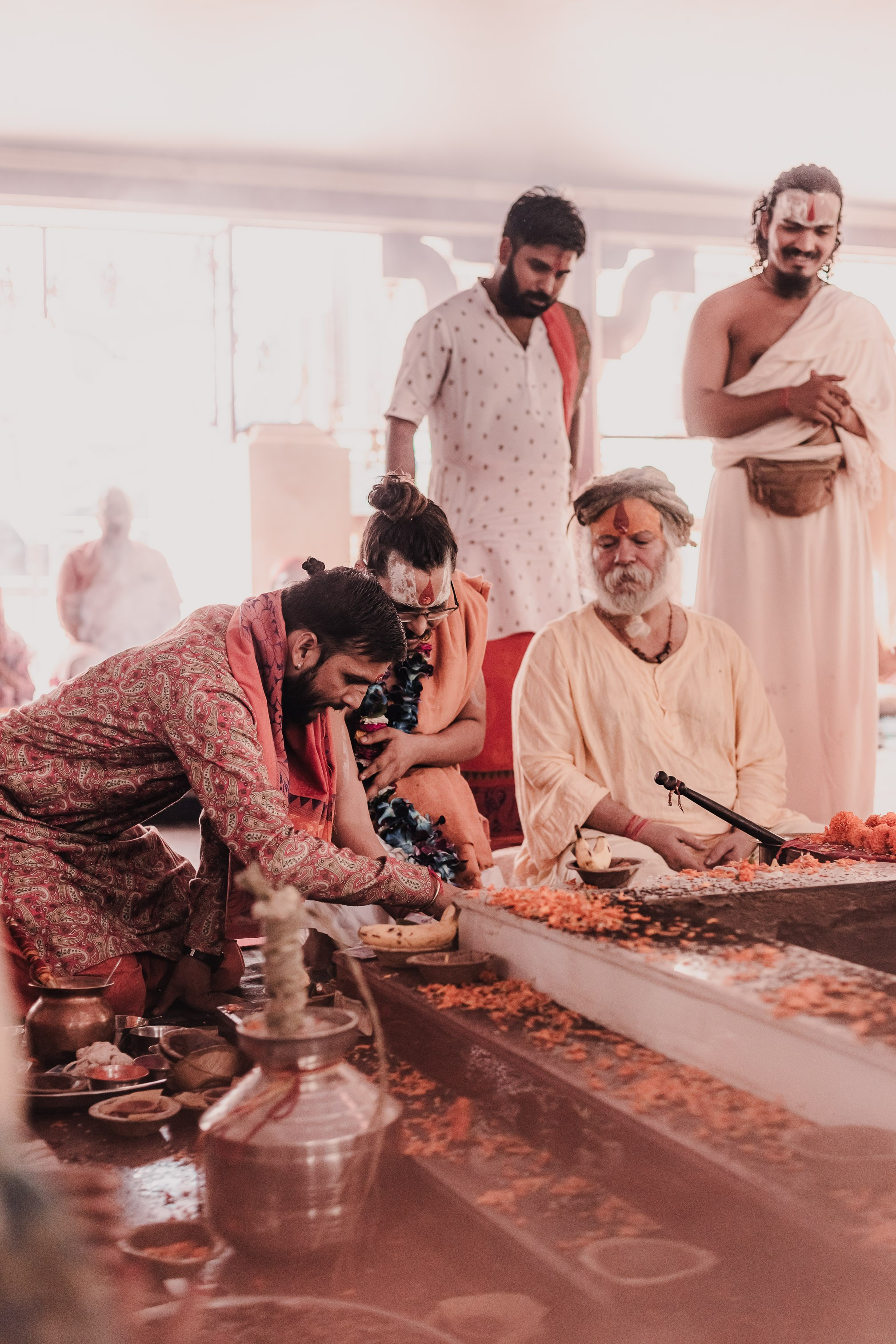 Navaratri yajna at Devraha Baba Ji ashram. Мариам Багдасарян