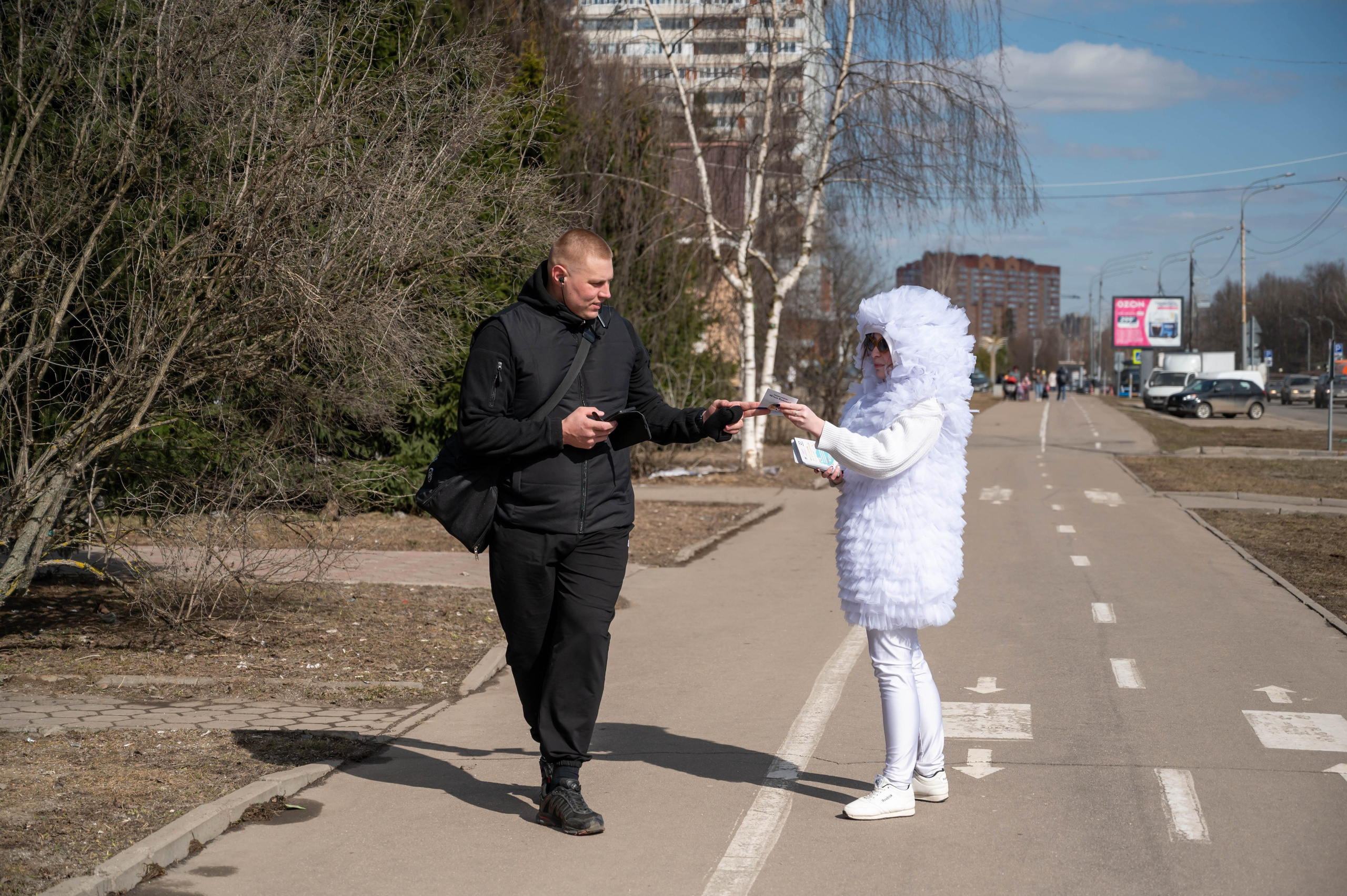 Съёмка открытия оптики