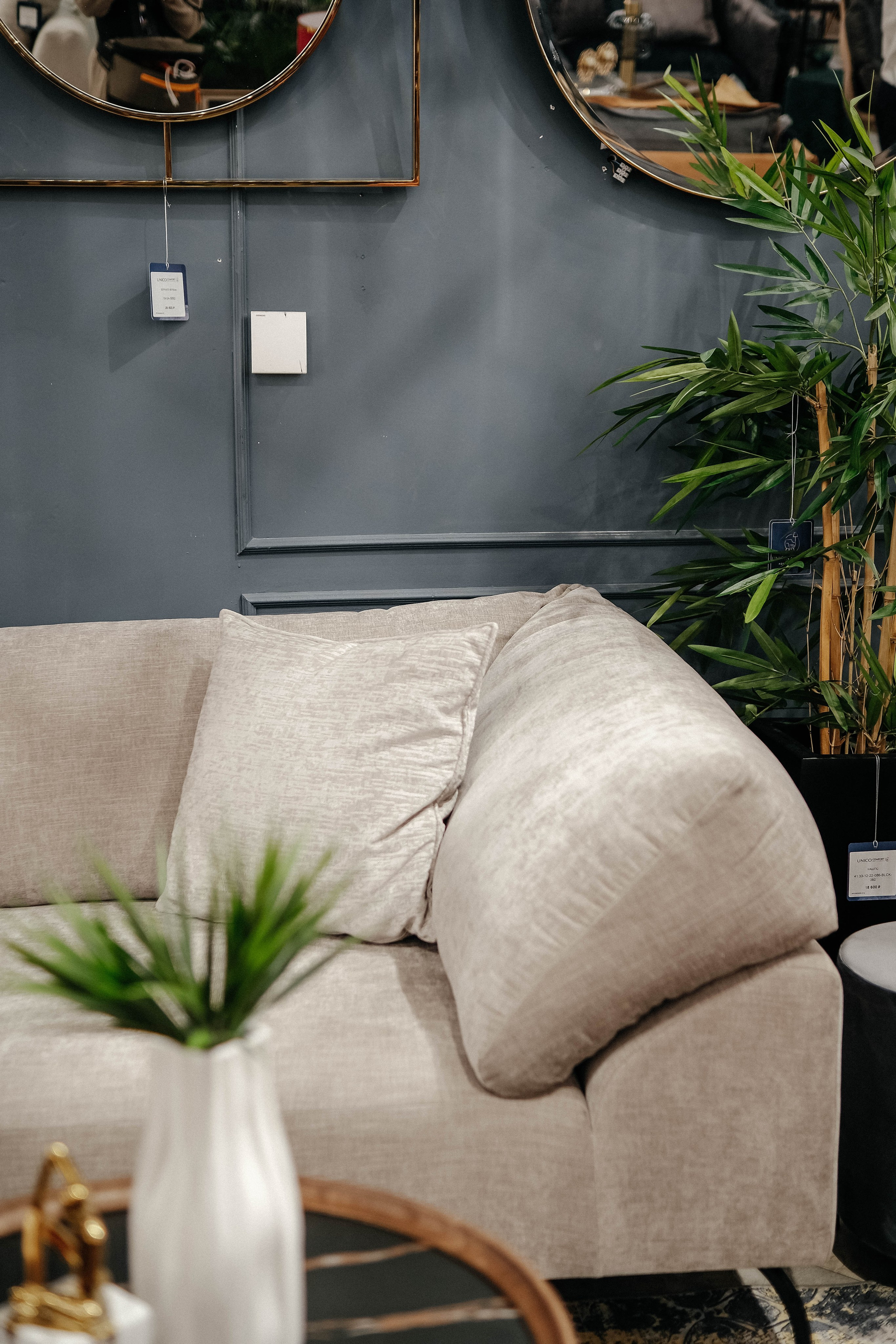 Контент для магазина дизайнерских вещей. Главная