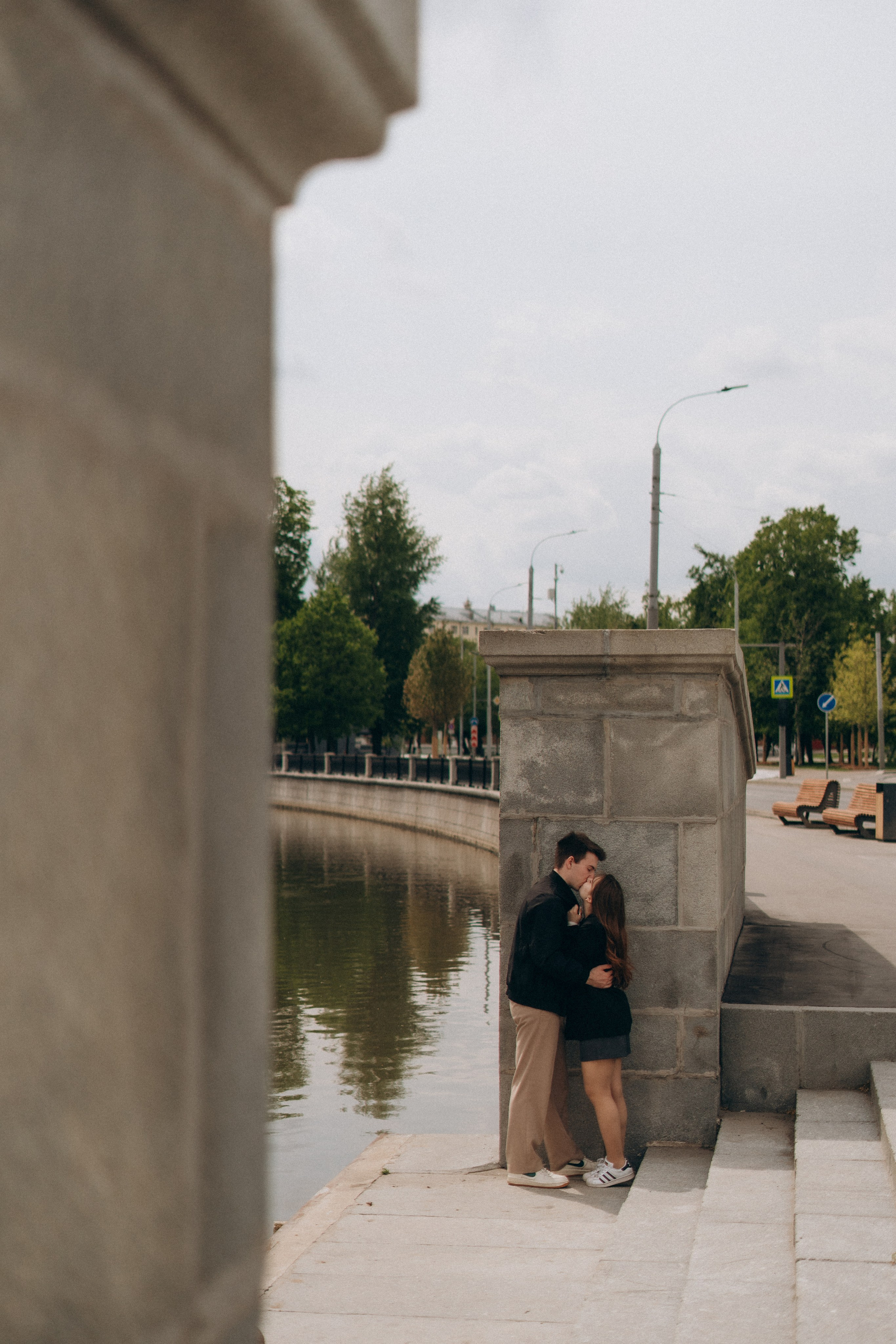 Юля и Даня | Прогулка по улицам Москвы. Фотограф Москва Виктория-Антуанетта