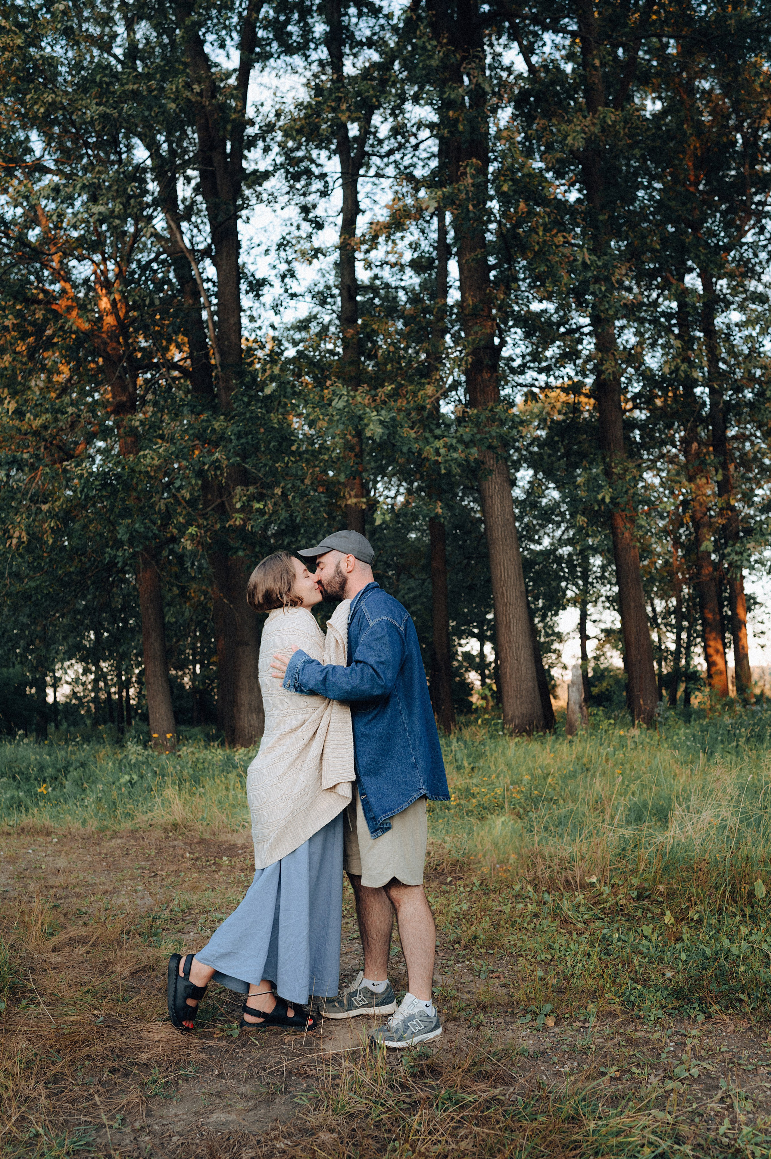 Лес.закат.Вика и Денис. Детский и семейный фотограф Катерина Мишина