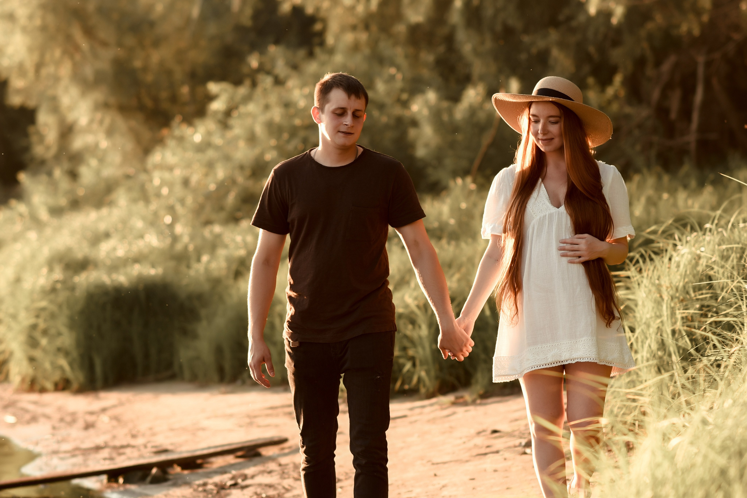 Фотосессия беременности на природе. Свадебный, семейный, детский, контент фотограф в Омске Максим Ильин