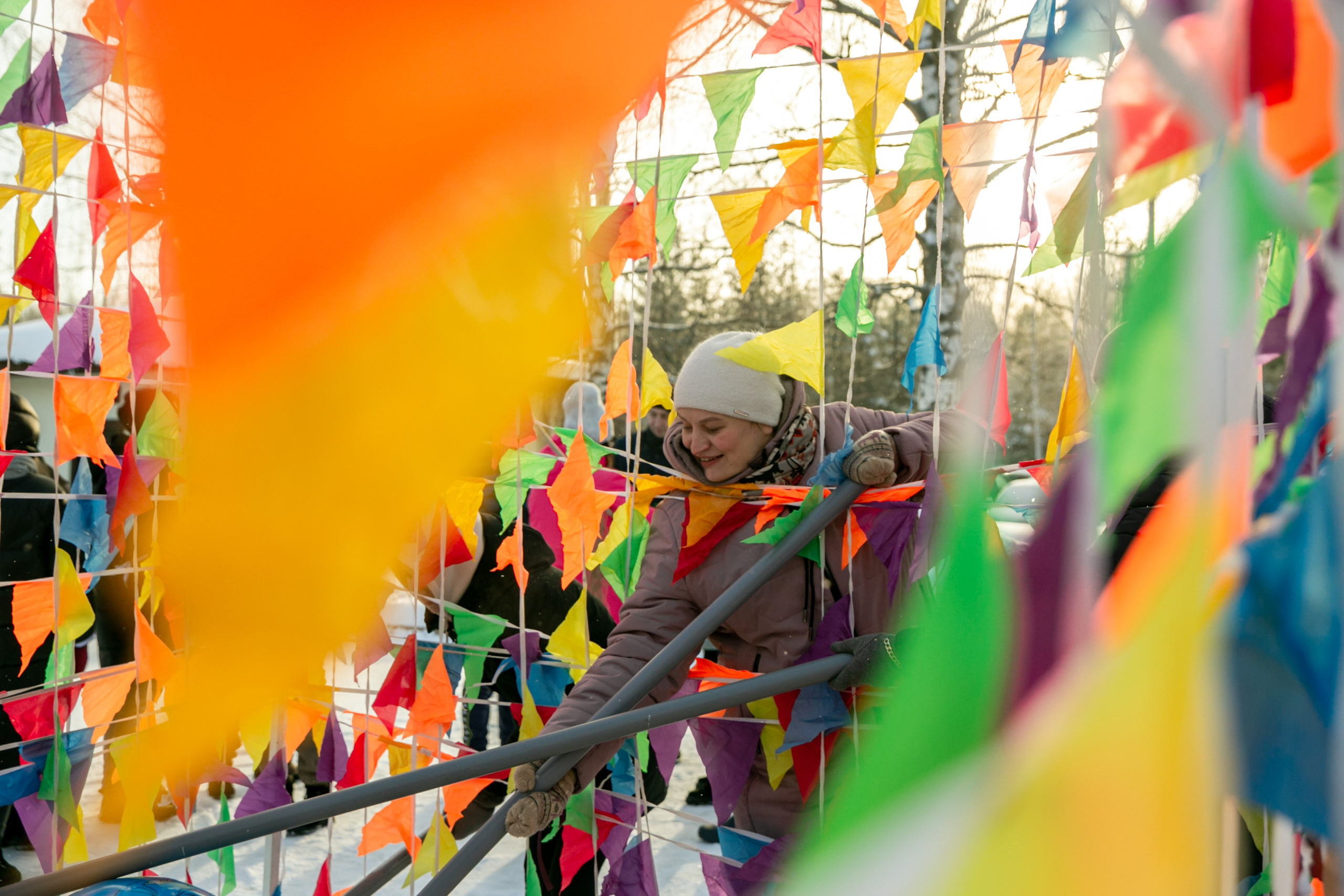 Зимний тимбилдинг. Фотограф Ершова Светлана