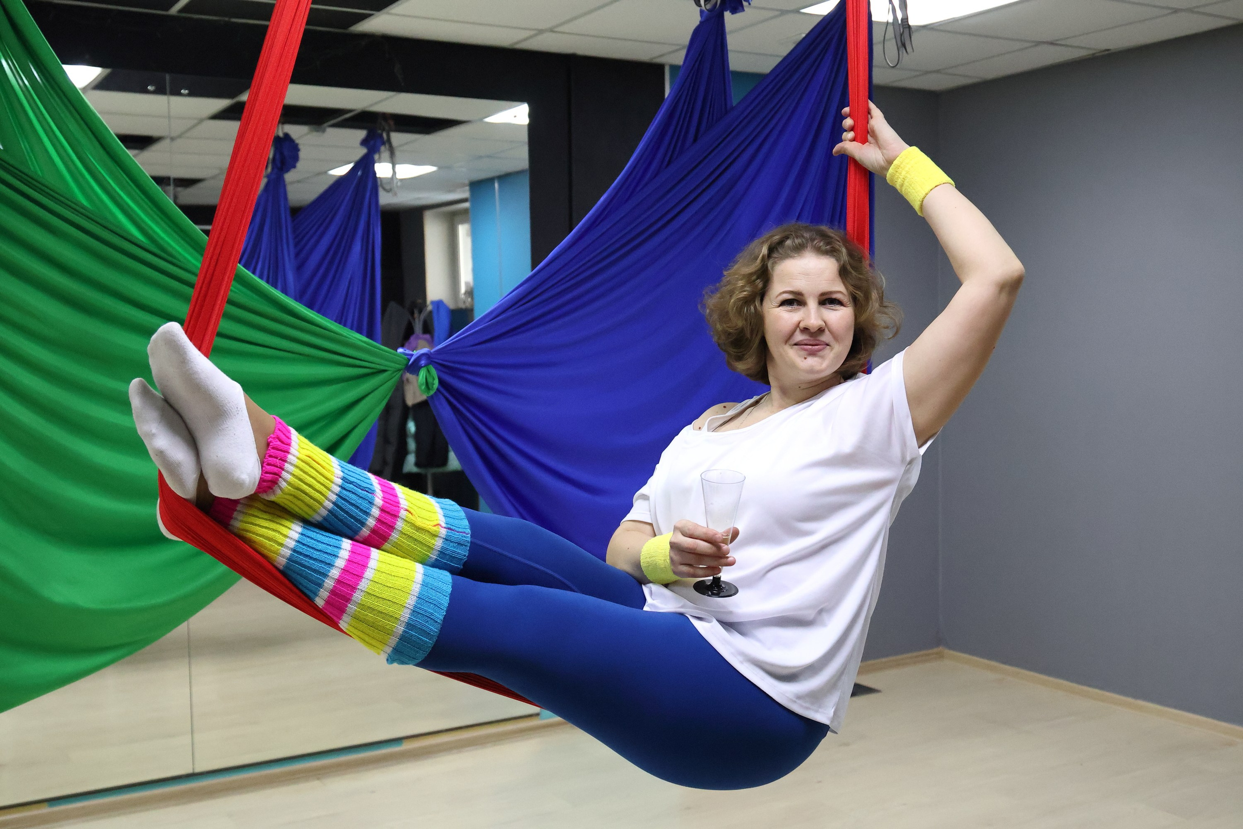 Тренировка в стиле 80-х. Спортивный и репортажный фотограф Ермакова Светлана