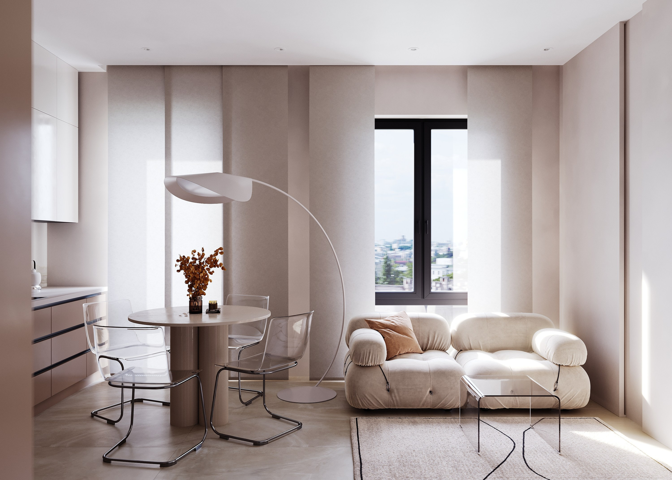 Павелецкая. 3D визуализация интерьера