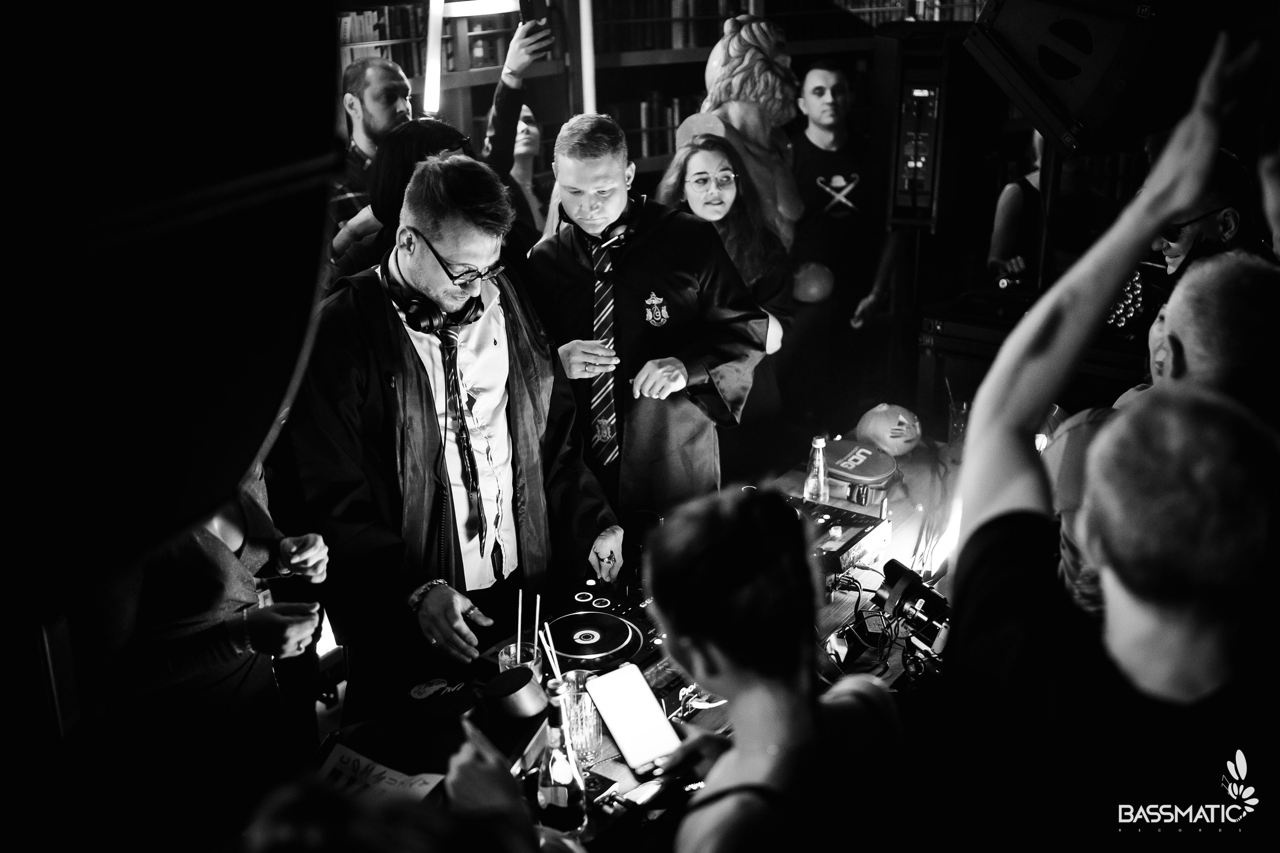 Bassmatic Records at Community. Club Reportage Photographer in Moscow