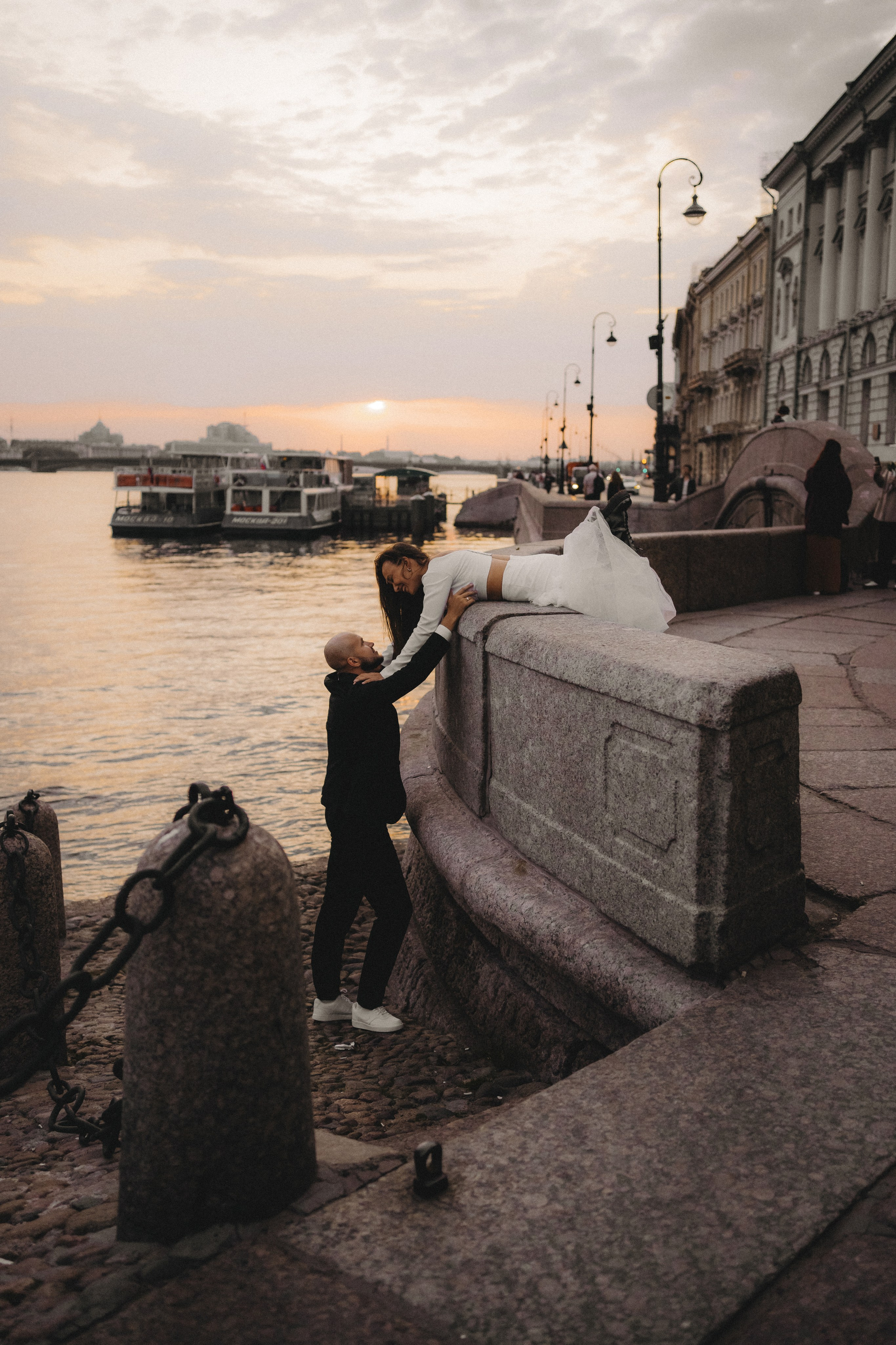 Saint-P sunrise. Mayskaya photography