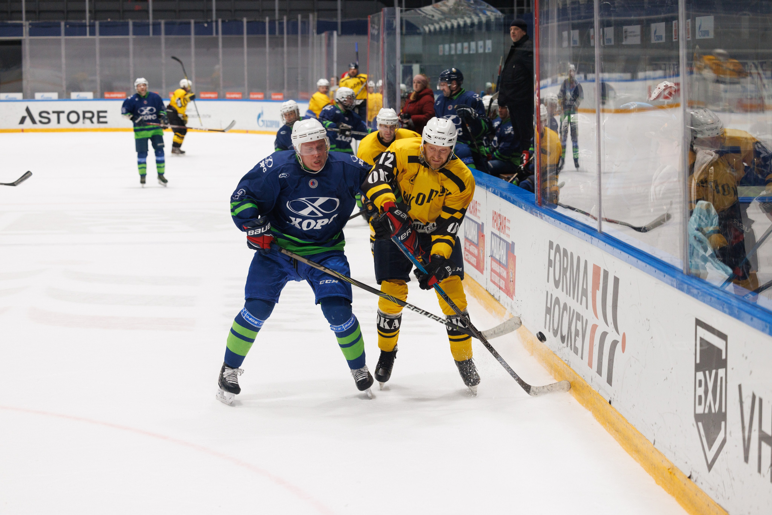 НХЛ (40+) Ижорец — Хорс 3-3. Фотограф Александр Заломаев