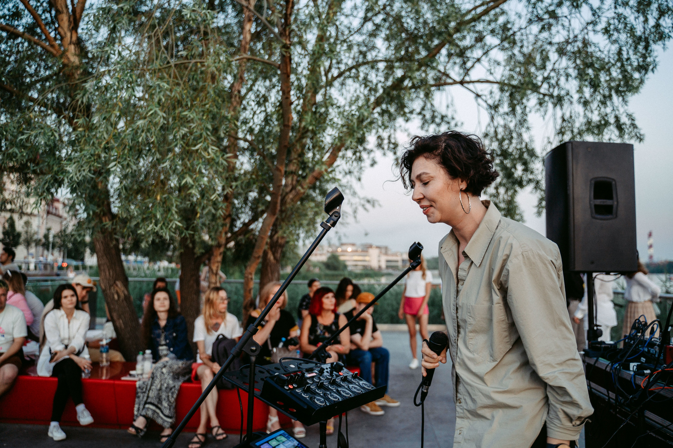 Вечер электронной музыки на Озере Кабан / 2023. Саша Копылов, фотограф в Казани