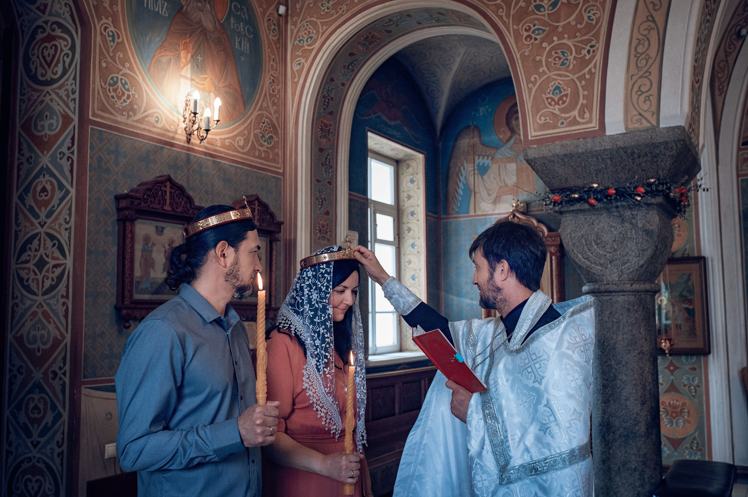 Съемка таинства венчания. Фотографы крещения/венчания  Красноярск Татьяна и Вячеслав Переваловы