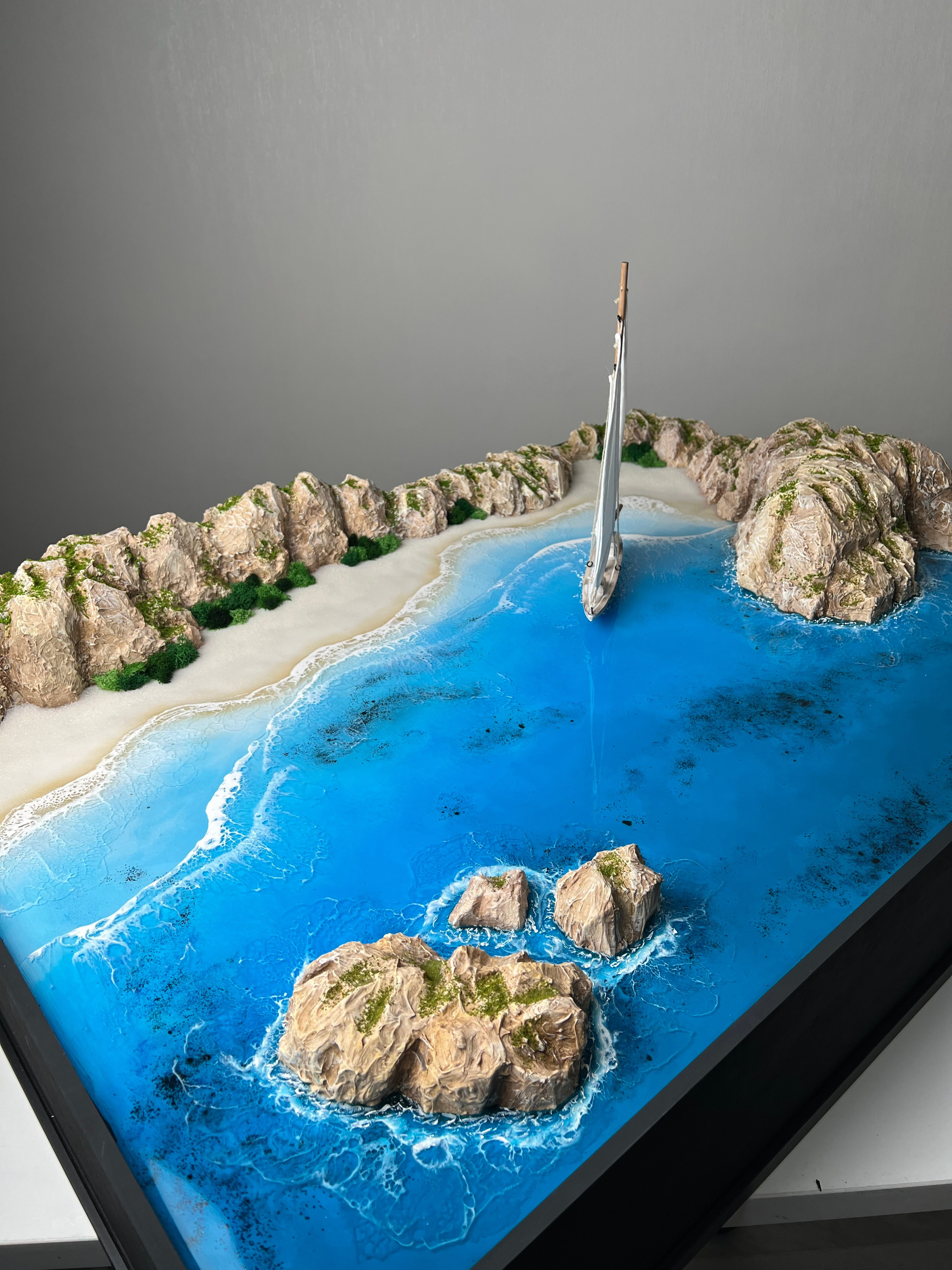 Эпоксидная смола. Seatales — эпоксидная смола и спиртовые чернила