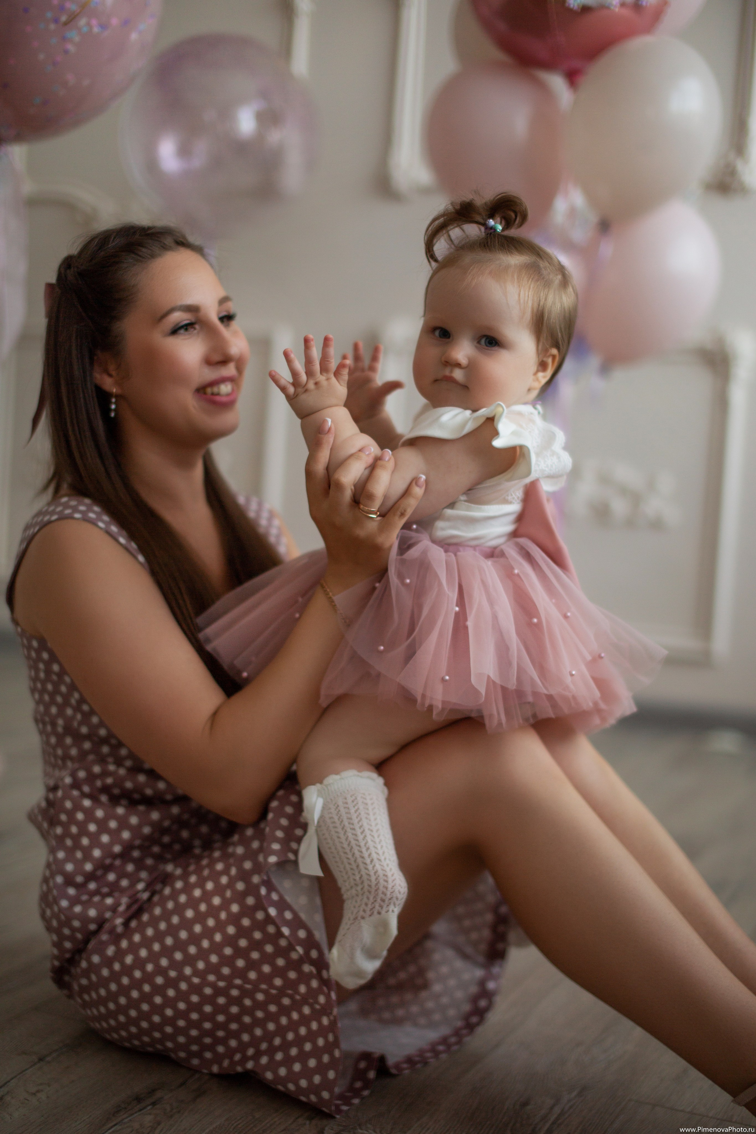 День Рождения Ксении, 1 год. Семейный и детский фотограф в Петрозаводске