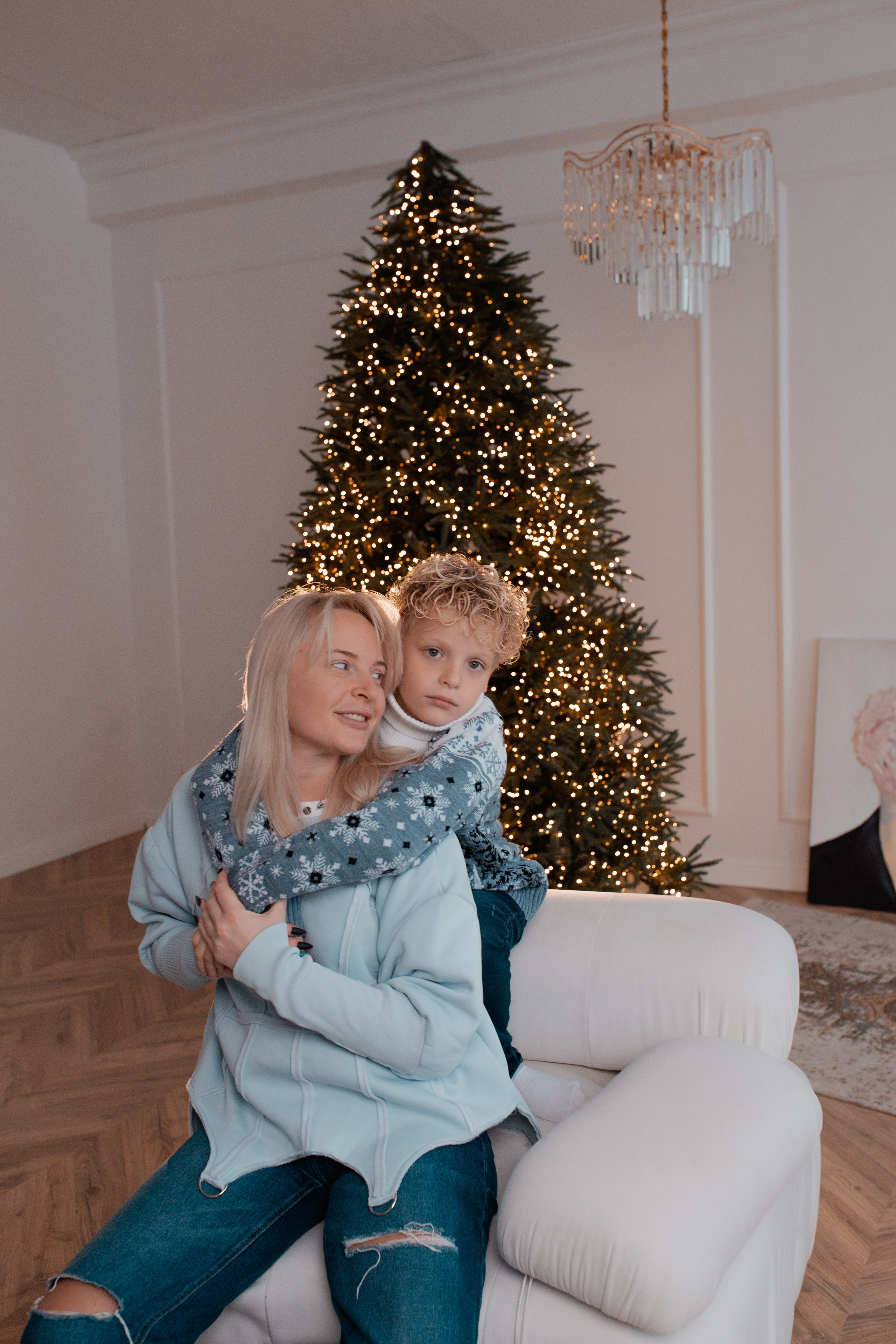 Инна с семьёй