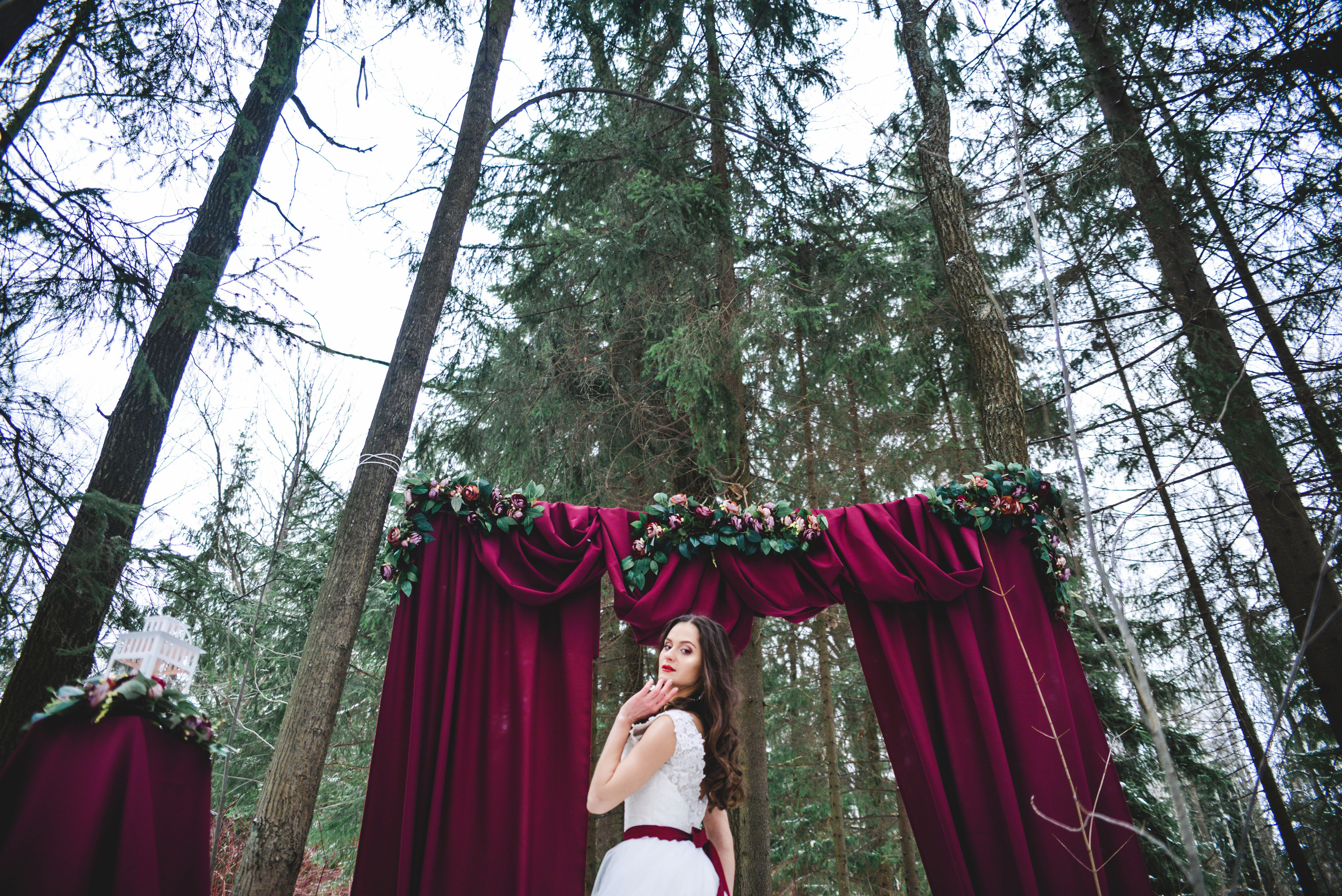 Свадебная прогулка в зимнем парке. Семейный фотограф в Санкт-Петербурге Льдокова Екатерина