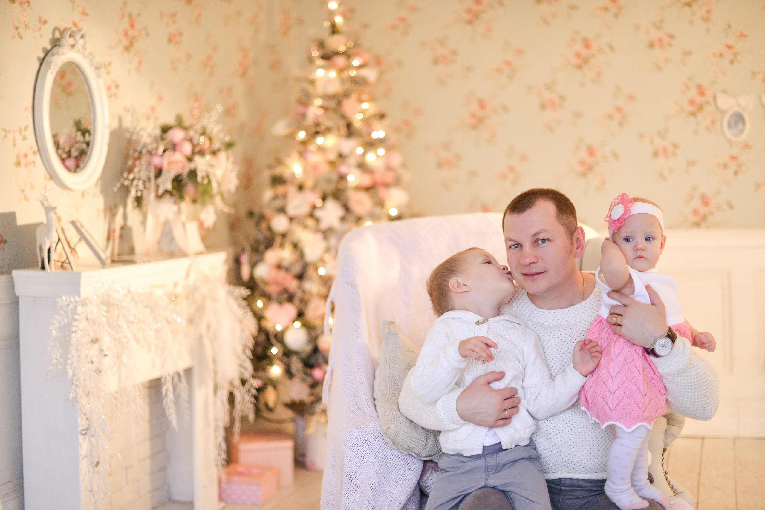 Алексей и Виктория. Новогодняя фотосессия с детьми. Семейный фотограф в Санкт-Петербурге Льдокова Екатерина