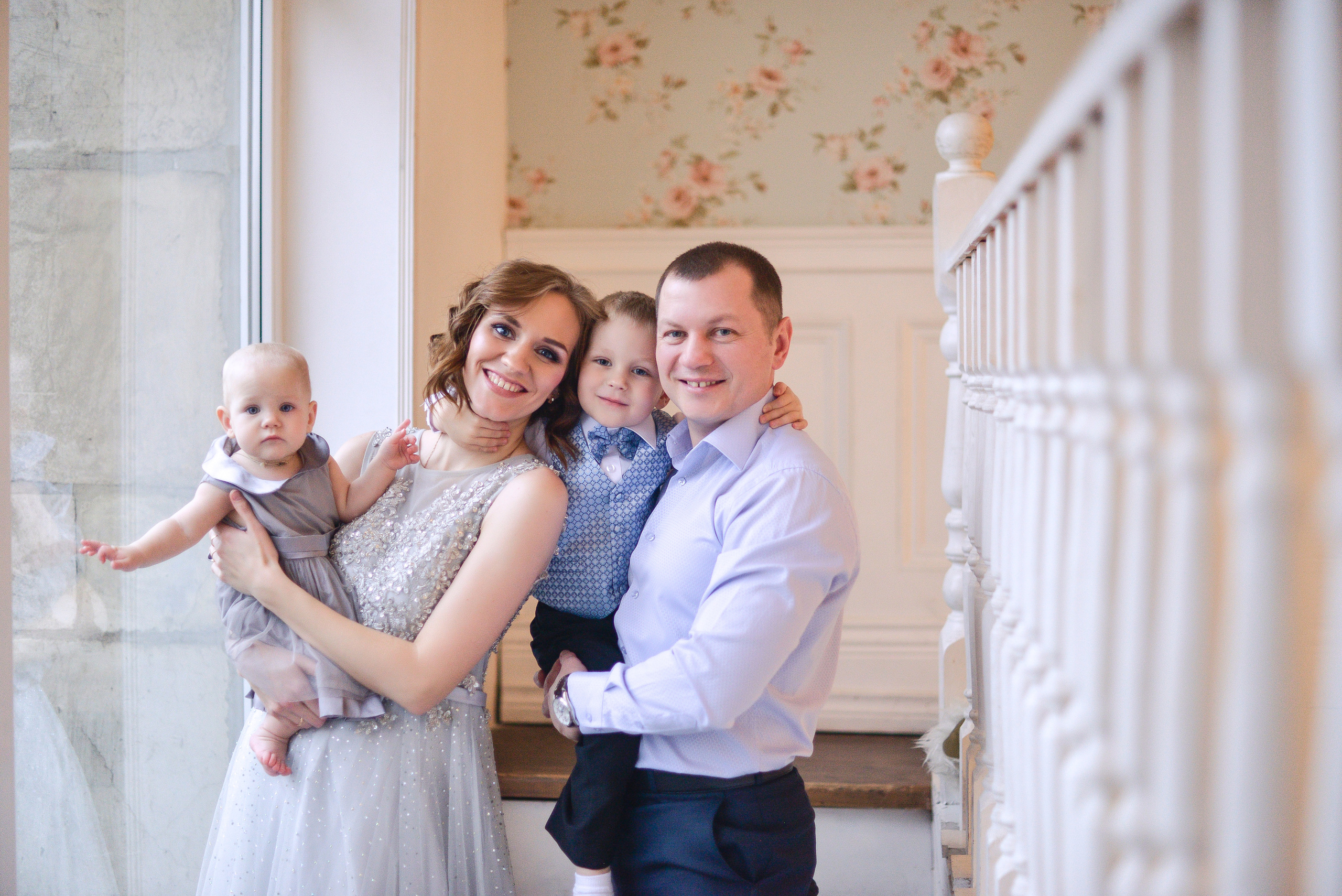 Алексей и Виктория. Новогодняя фотосессия с детьми. Семейный фотограф в Санкт-Петербурге Льдокова Екатерина