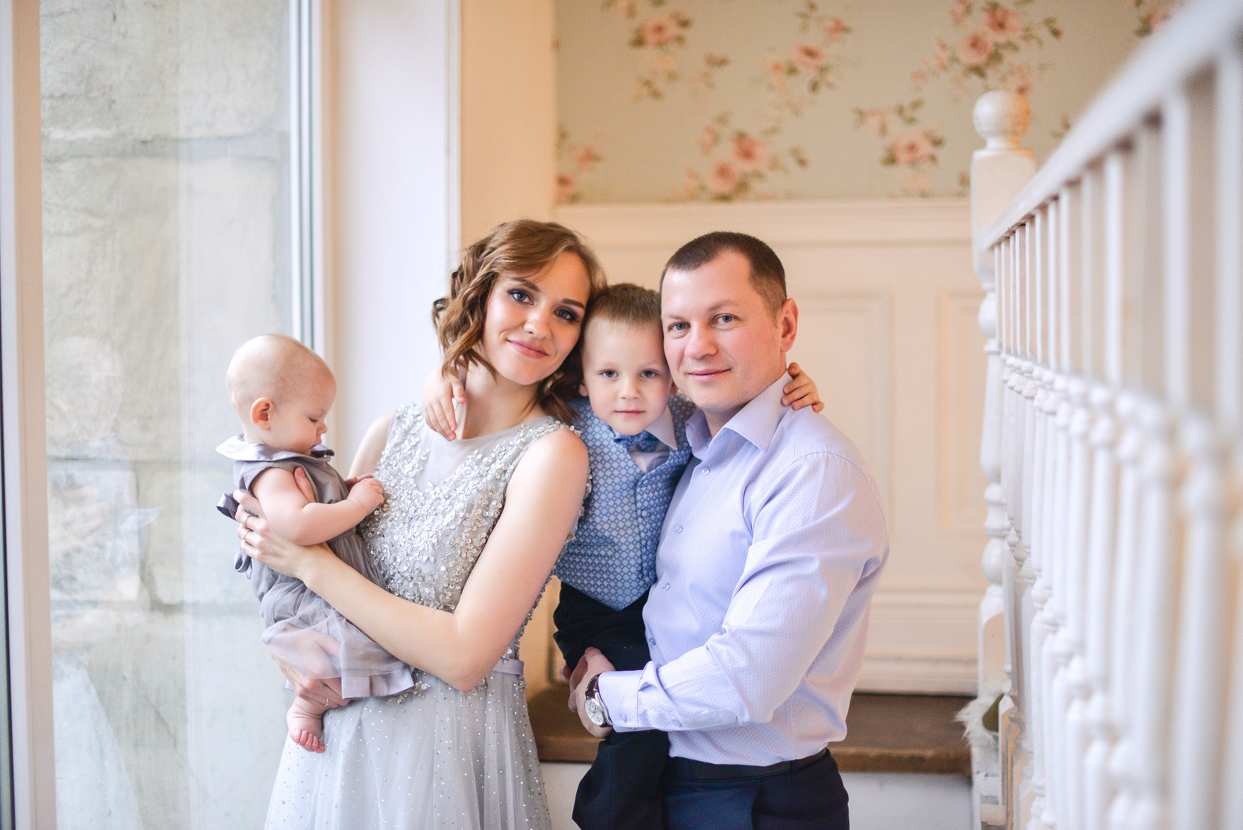 Алексей и Виктория. Новогодняя фотосессия с детьми. Семейный фотограф в Санкт-Петербурге Льдокова Екатерина