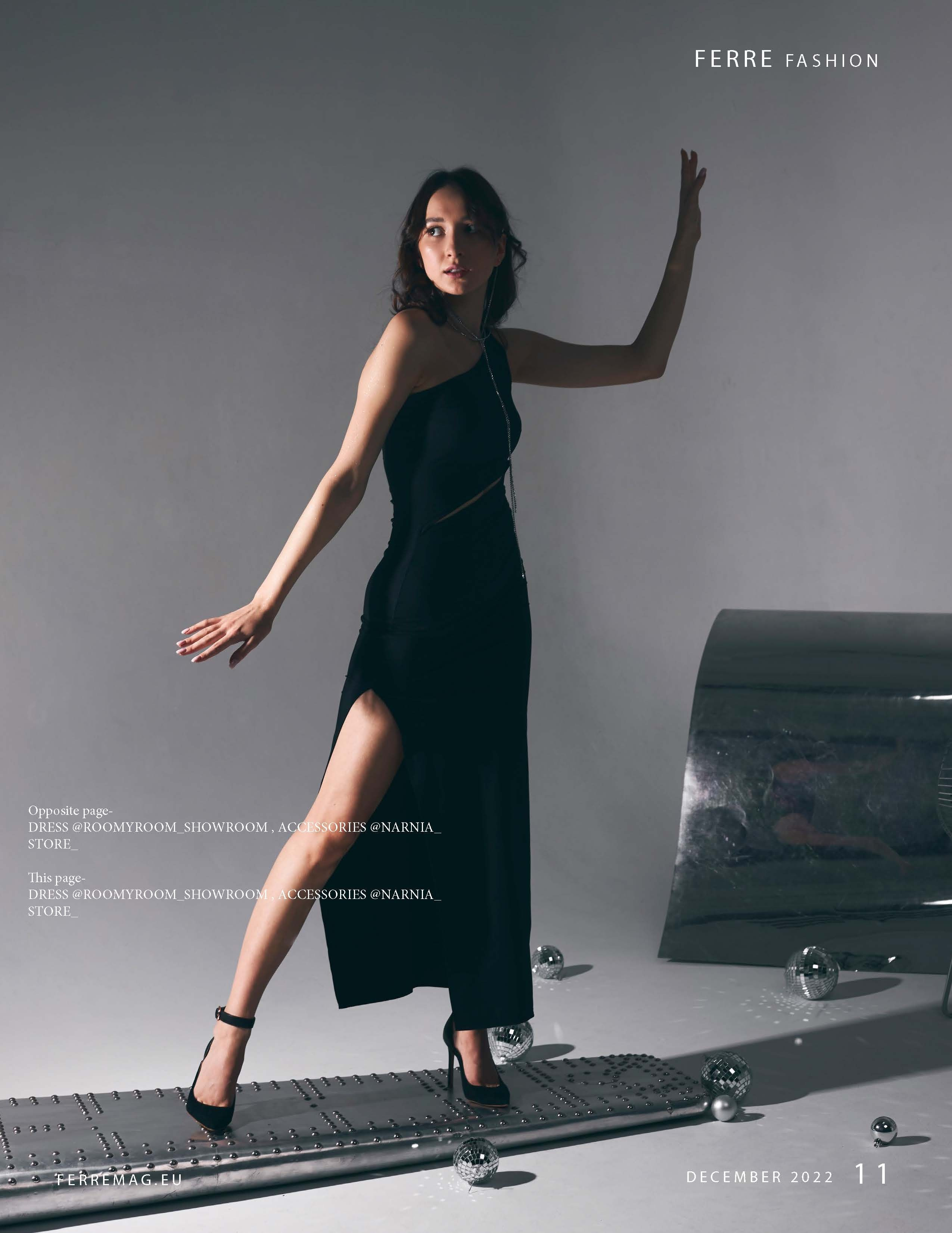 Новогодняя фотосессия в студии с диско-шаром. Анна Потявина. Фотограф Москва