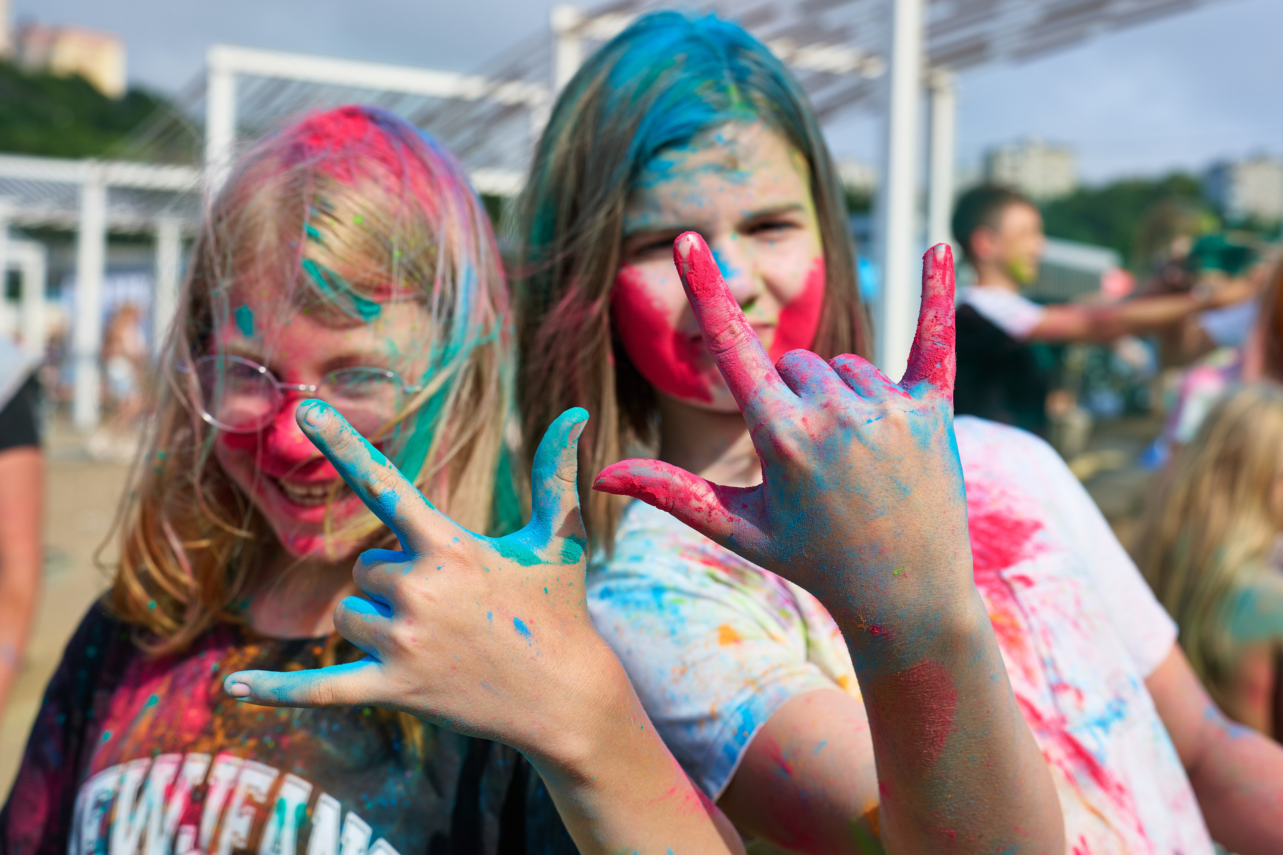 Фестиваль красок Холи. Профессиональный репортажный фотограф Инесса Иминова