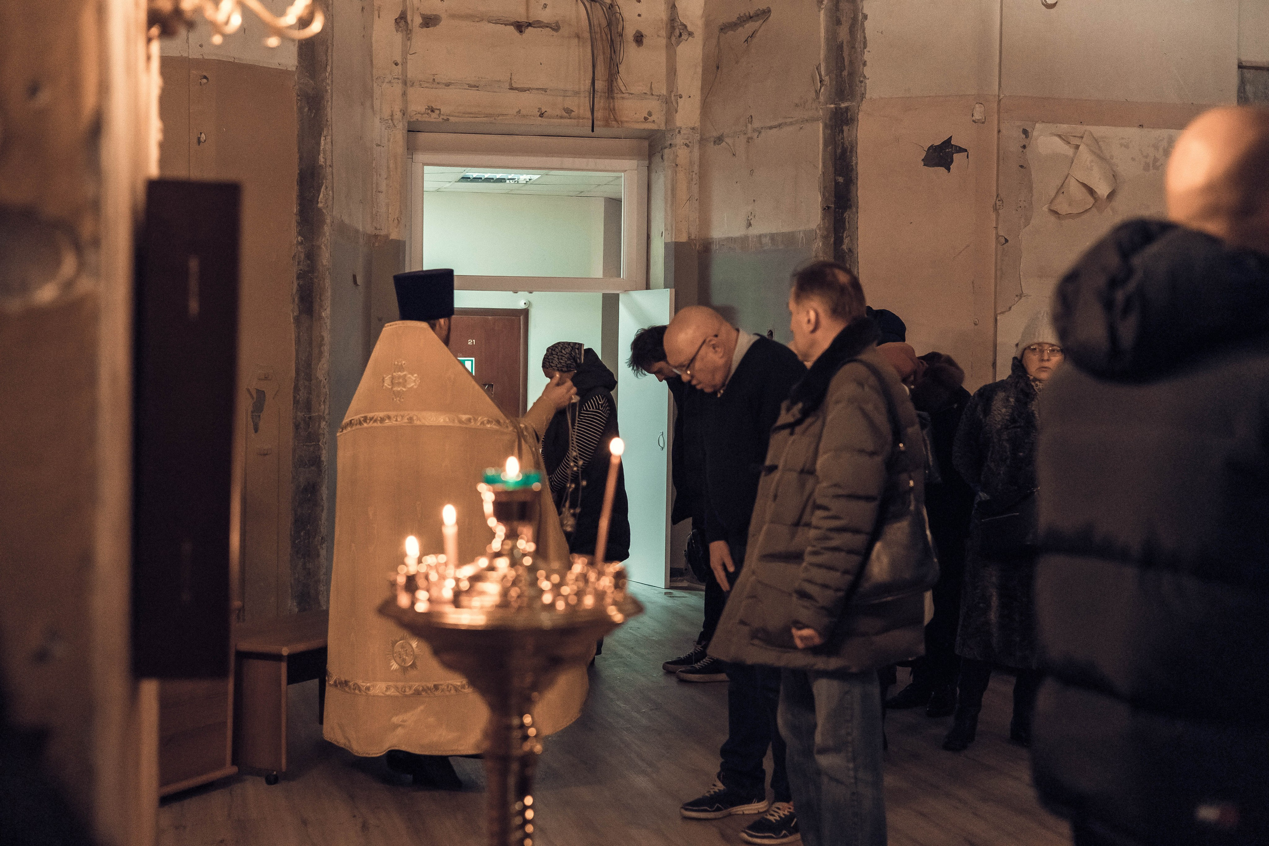 Храм Воскресения Словущего в Барашах.Всенощное накануне дня памяти Спиридона Тримифунтского. Артеменкова Анна Фотограф