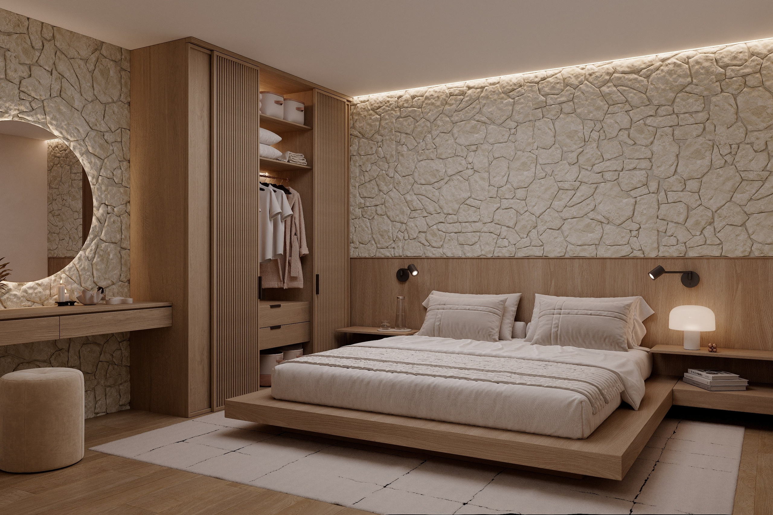 Bedroom/Abruzzo/Italy. Solovets visualization