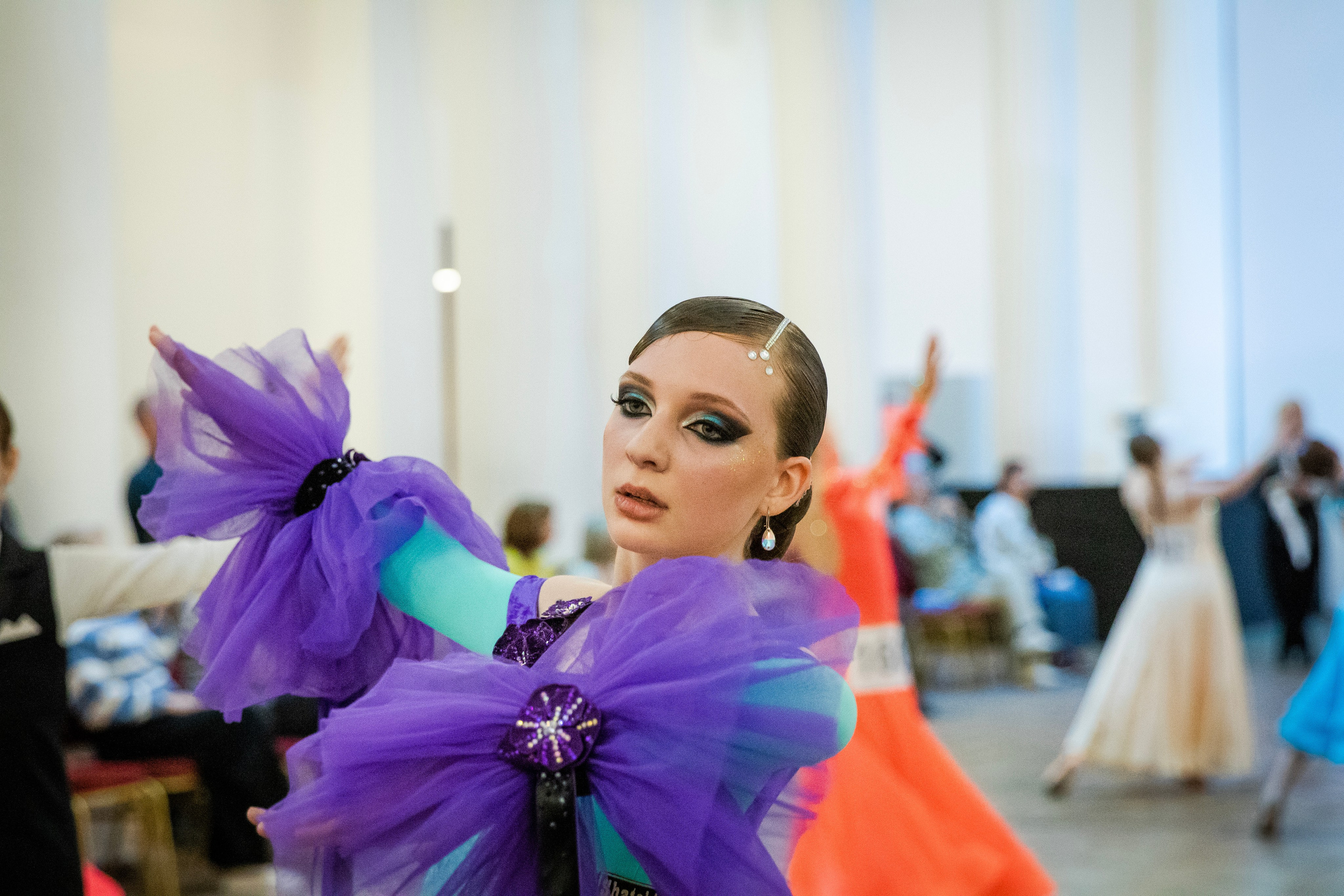 Бальные танцы, соревнования. Фотограф Анна Невская