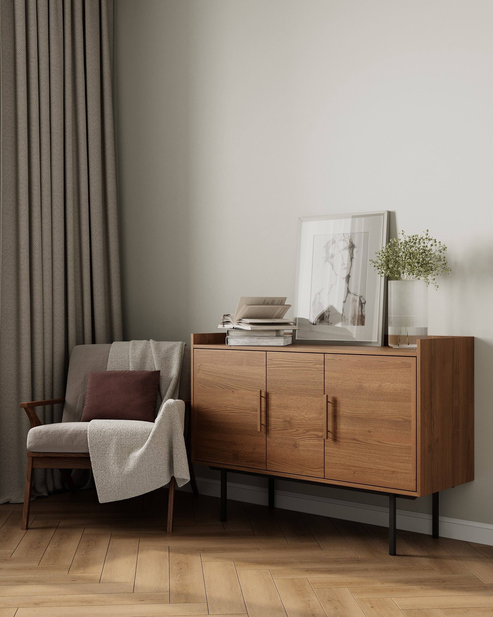 Квартира в сталинке. Студия 3D визуализации