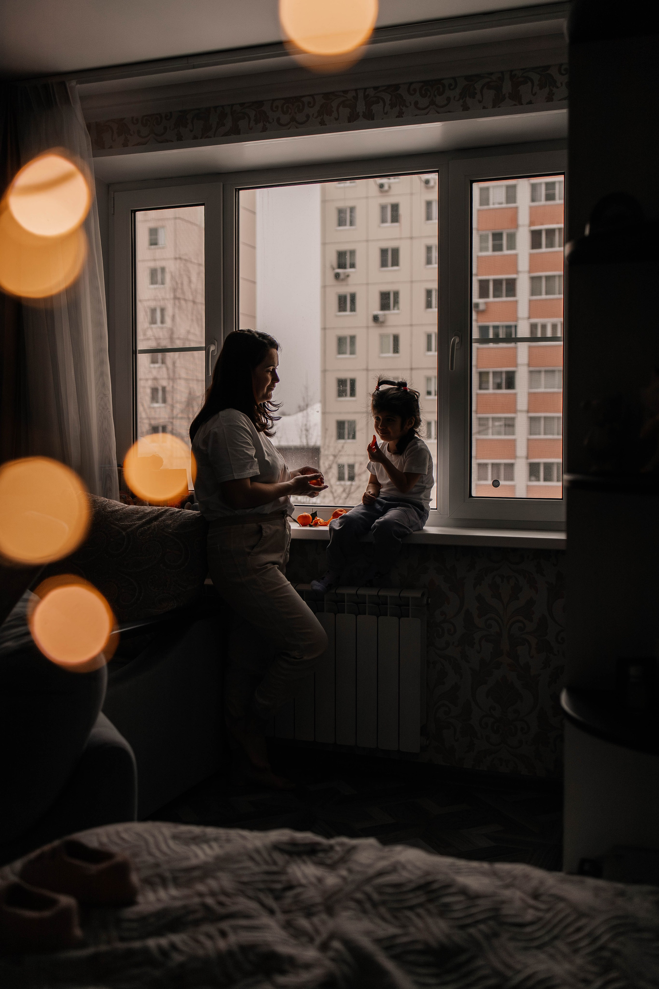 Семейная новогодняя фотосессия дома для Лены, мама Любы и Дашули. Семейный фотограф в Москве, Щелково, Фрязино _ Виктория Степанова