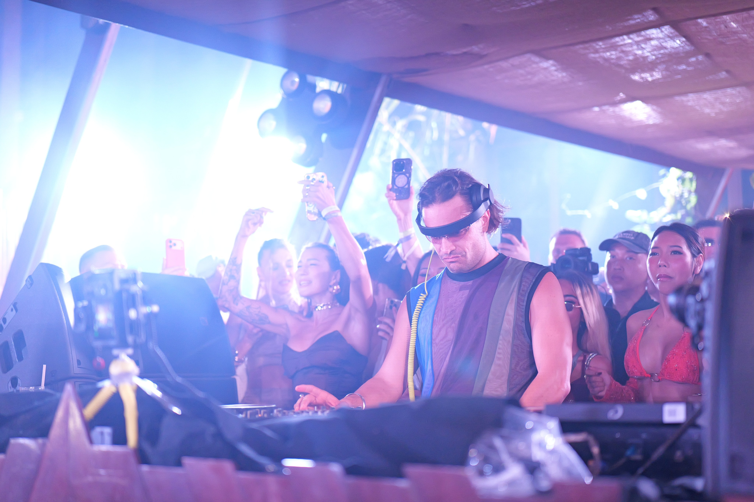 Artists, toga concert, concert photography, del mar, yoga beach club, dj shoot